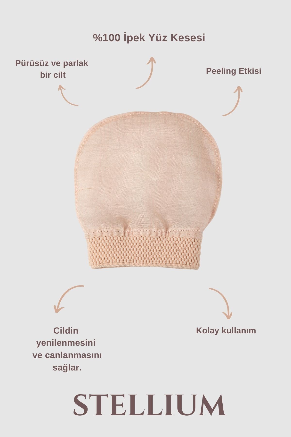 %100 Ipek Kese Ham Koza Ipeği Banyo Peeling Etkili Doğal Yüz Banyo Ve Hamam Kesesi