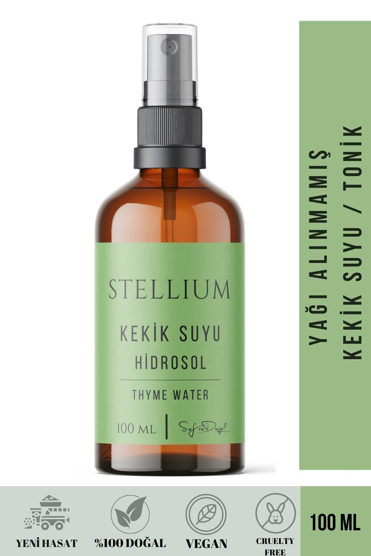 Kekik Suyu Hidrosol (%100 Doğal,yağı Alınmamış) Tonik 100 Ml