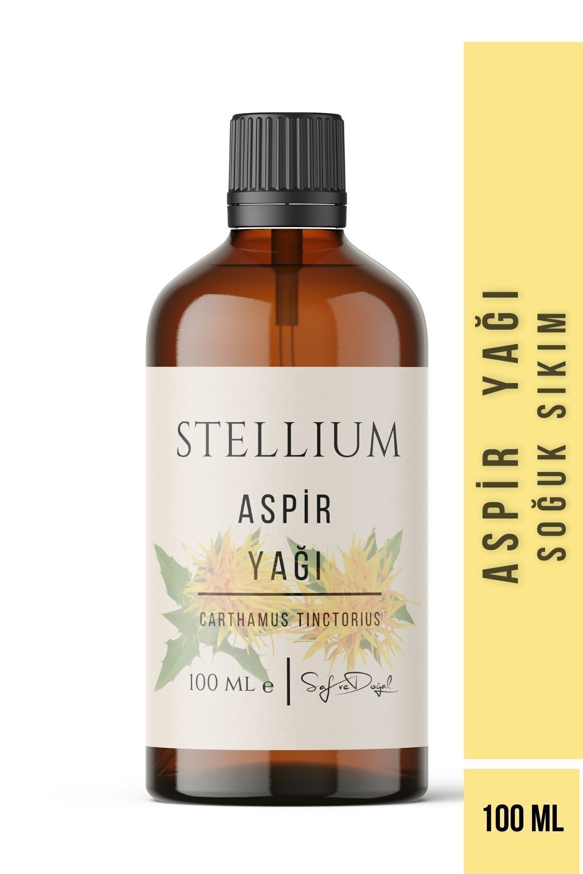 %100 Saf ve Doğal Aspir Yağı -Soğuk Sıkım 100 Ml