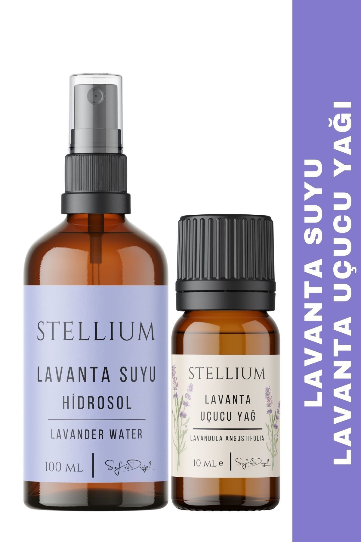 Lavanta Suyu Hidrosol 100 ml ve Lavanta Uçucu Yağı 10 ml