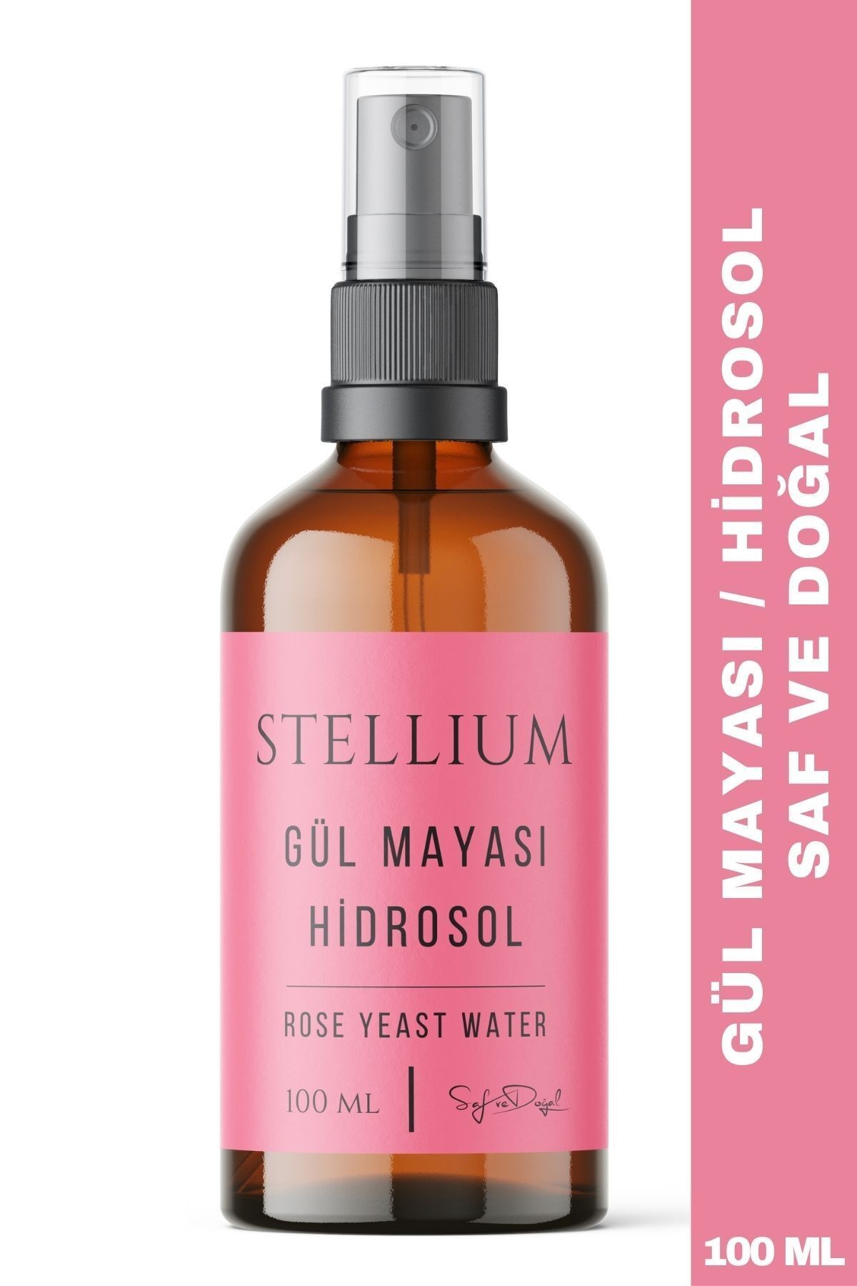 %100 Doğal Gül Mayası Suyu Nemlendirici, Aydınlatıcı Ve Gözenek Sıkılaştıcı 100 Ml(YAĞI ALINMAMIŞ)