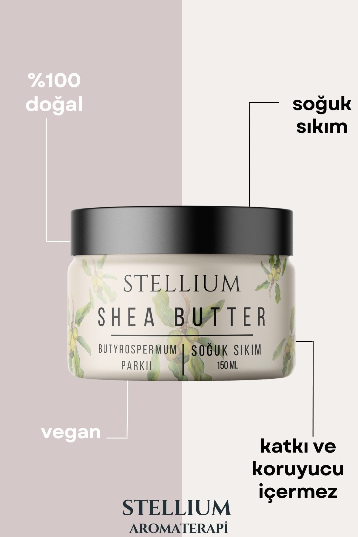 Shea Butter Yağı -Saf ve Doğal (Soğuk Sıkım)