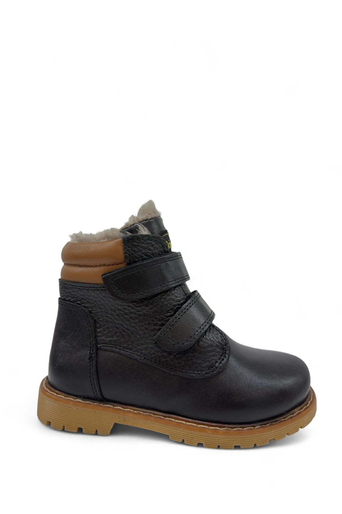 Hakiki Deri Gerçek Kürklü Unisex Çocuk Bot