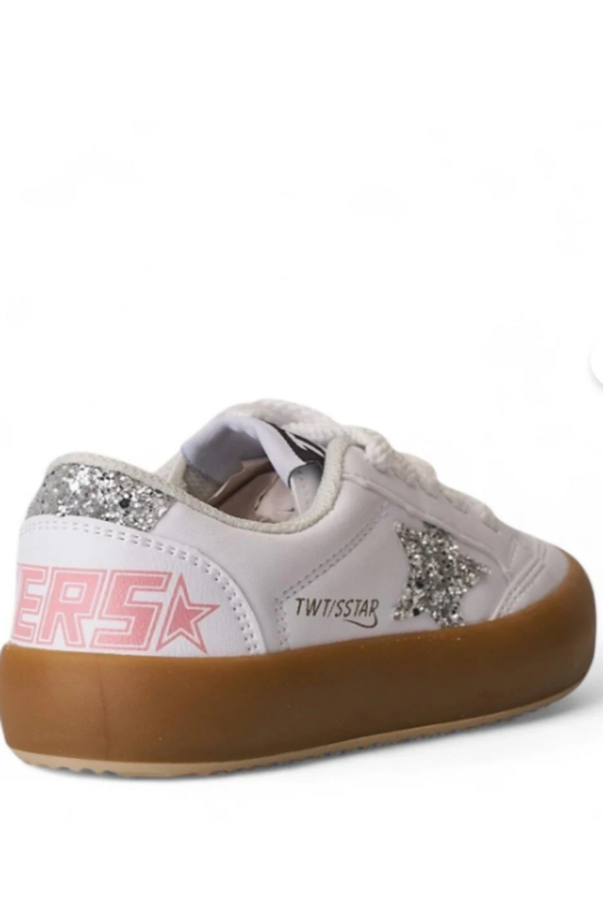 Bağcık Görünümlü Cırtlı Sneakers Ayakkabı