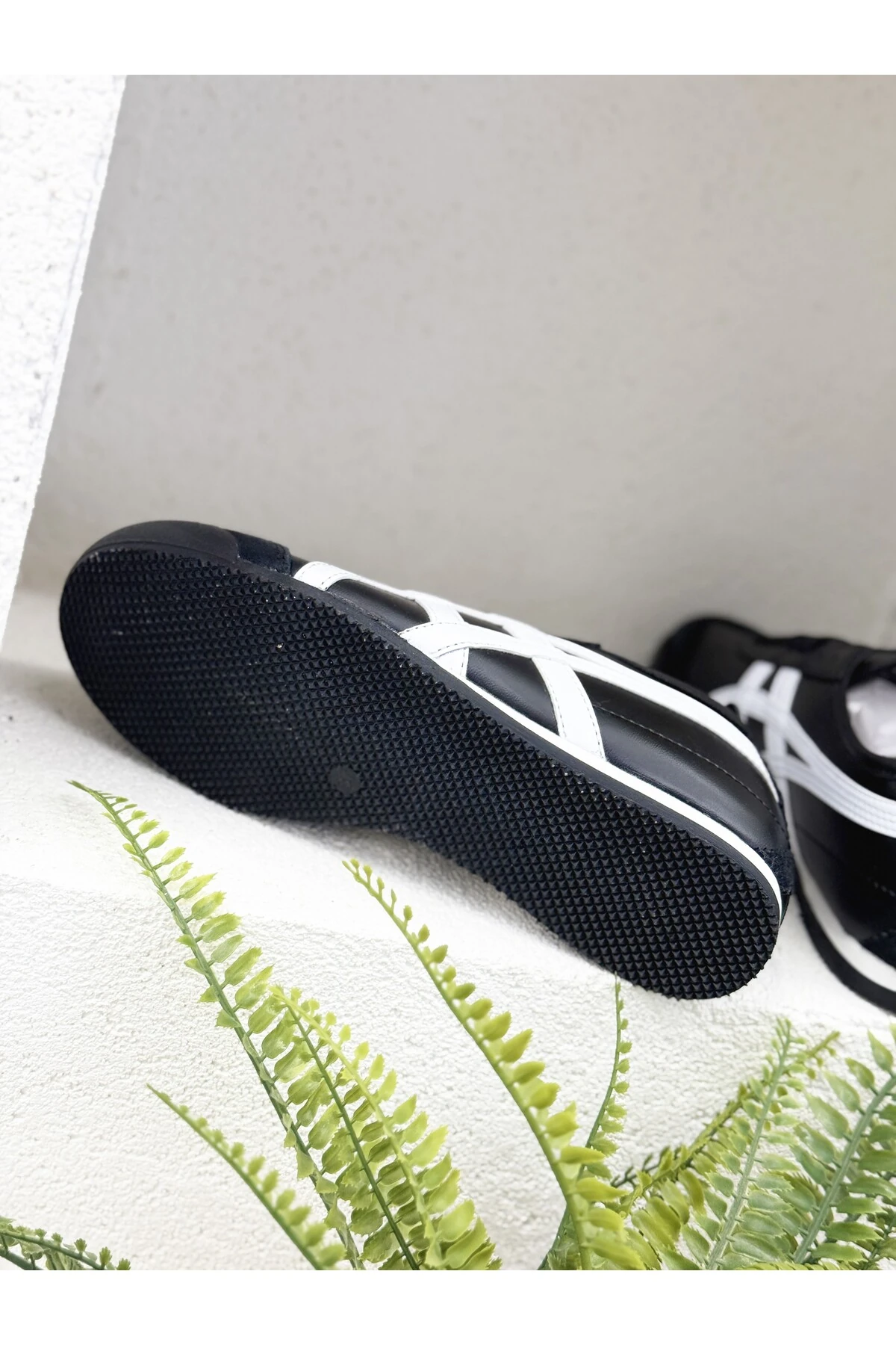 E E-3226 Hakiki Deri Düz Taban Sneaker Spor Ayakkabı Unısex