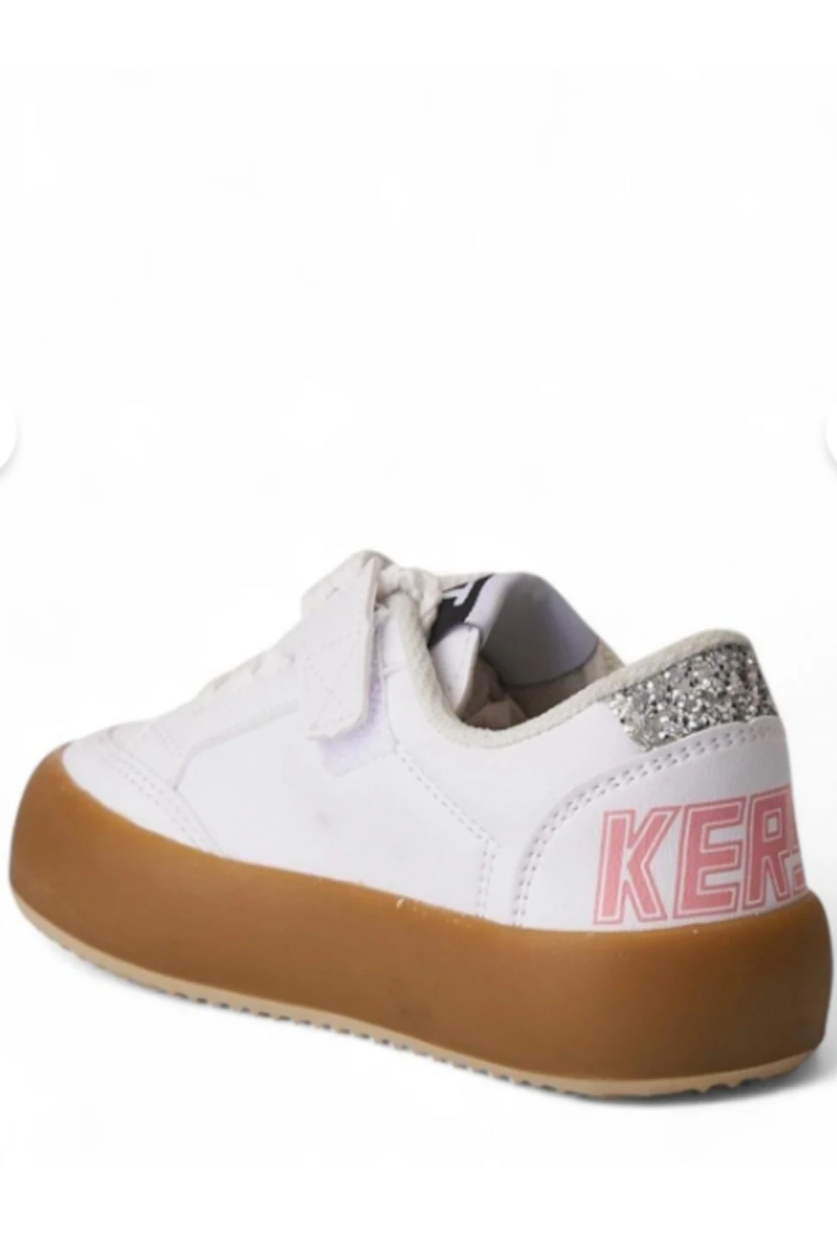 Bağcık Görünümlü Cırtlı Sneakers Ayakkabı