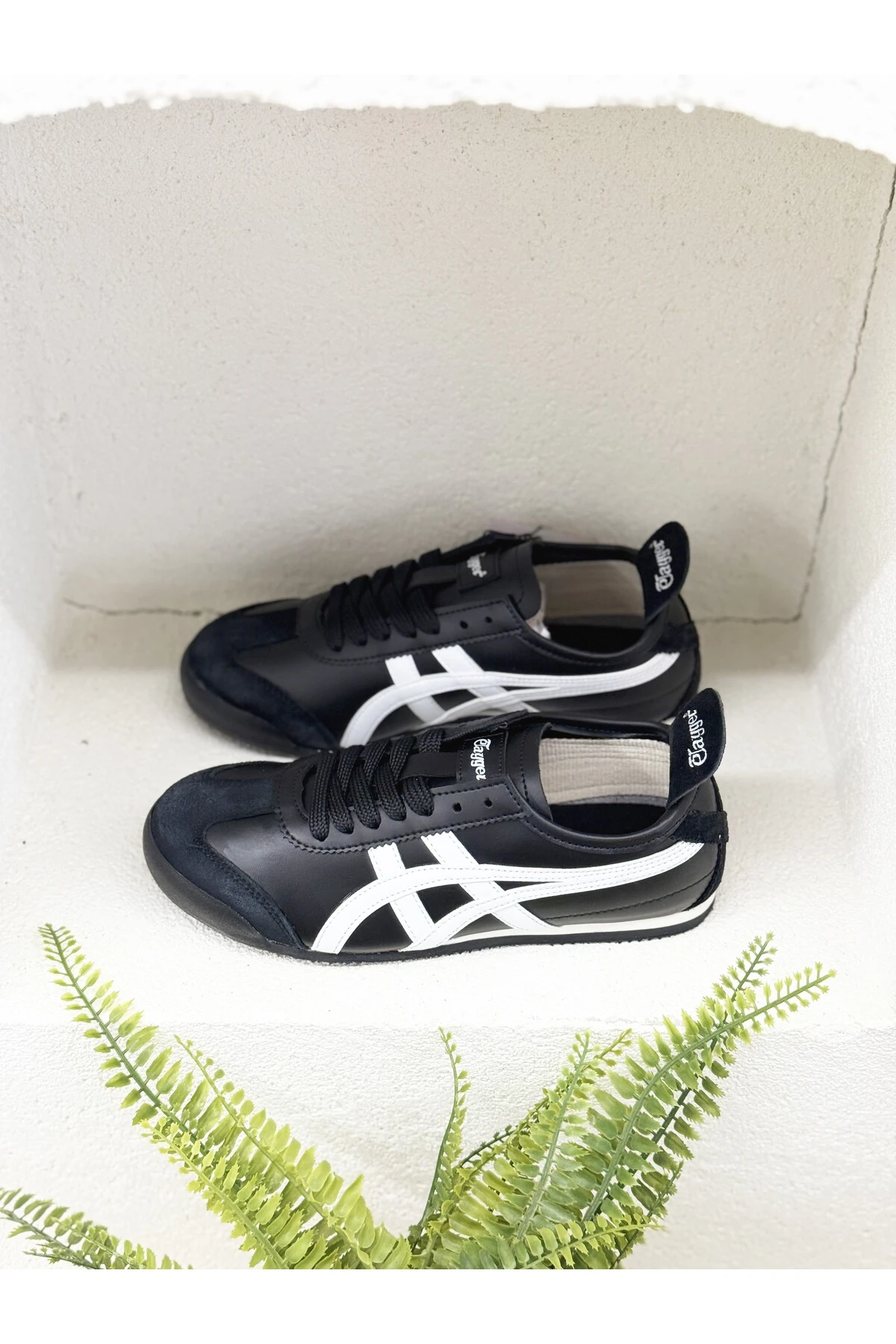 E E-3226 Hakiki Deri Düz Taban Sneaker Spor Ayakkabı Unısex