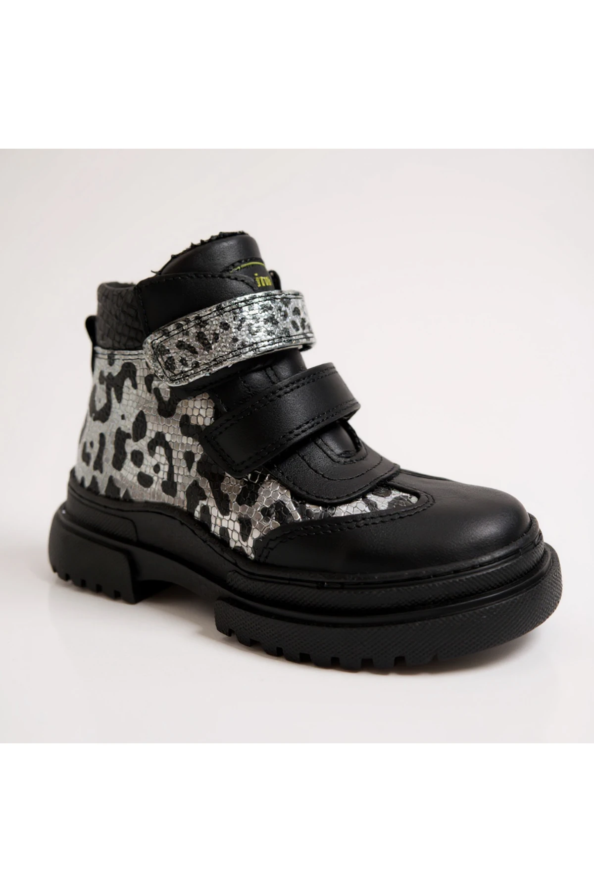 Hakiki Deri Zebra Desen Ortopedik Kız Çocuk Botu