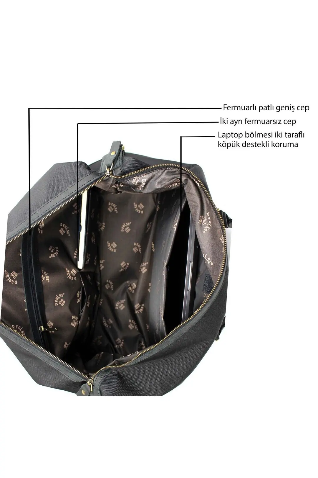 Unisex Hakiki Deri, Kanvas Premium Seyahat, Spor ve El Valizi
