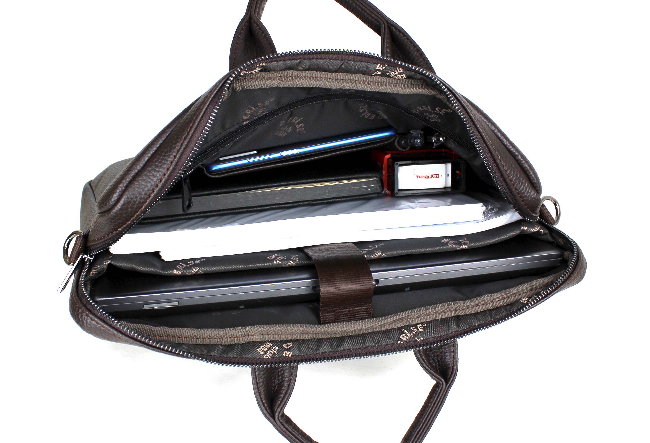 Unisex Omuz Askılı 15.6 inç Laptop Bölmeli Evrak Ve Laptop çantası