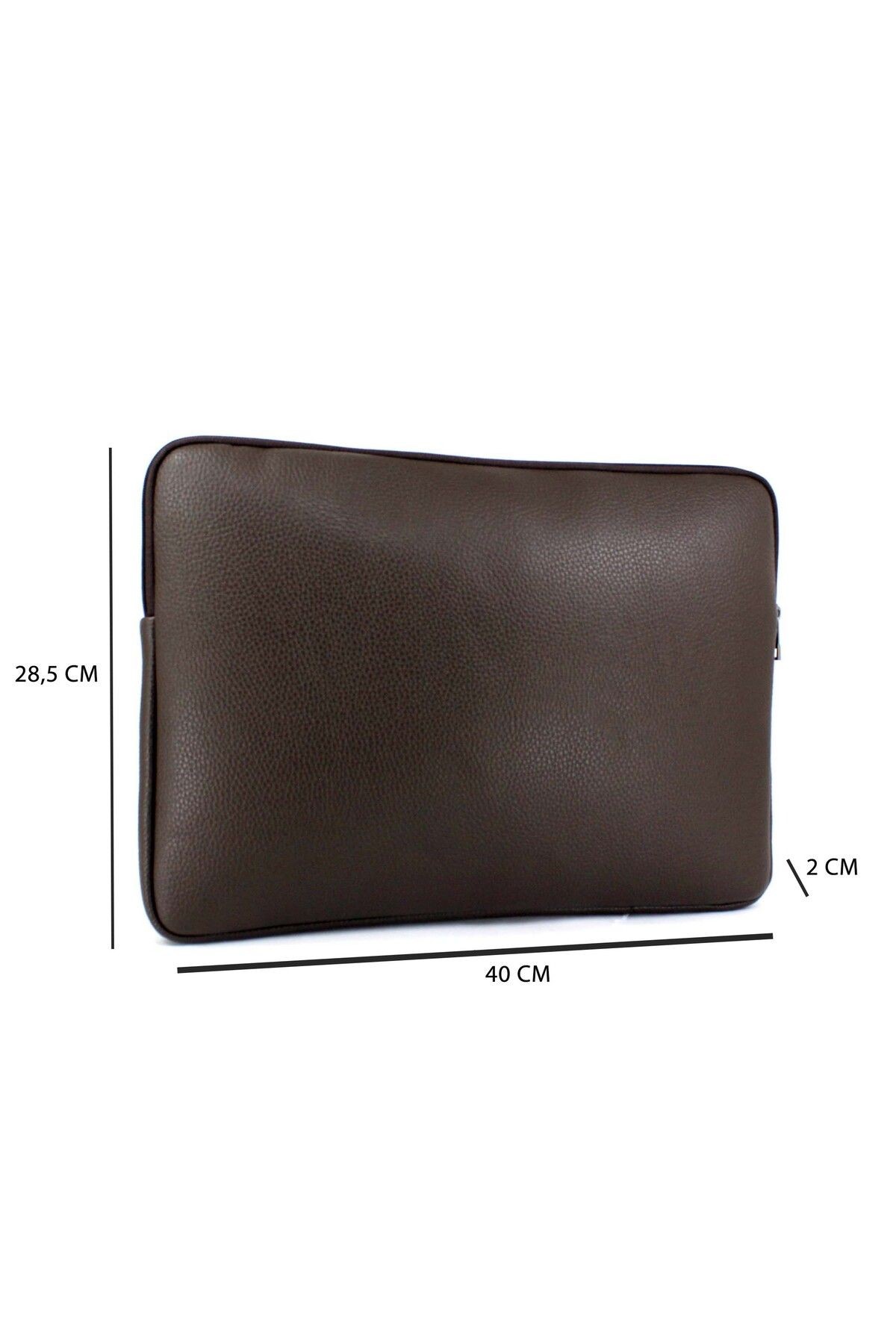 UNİSEX KAHVERENGİ BÜYÜK BOY 15,6 İNÇ UYUMLU LAPTOP KILIFI, EVRAK NOTEBOOK VE LAPTOP ÇANTASI