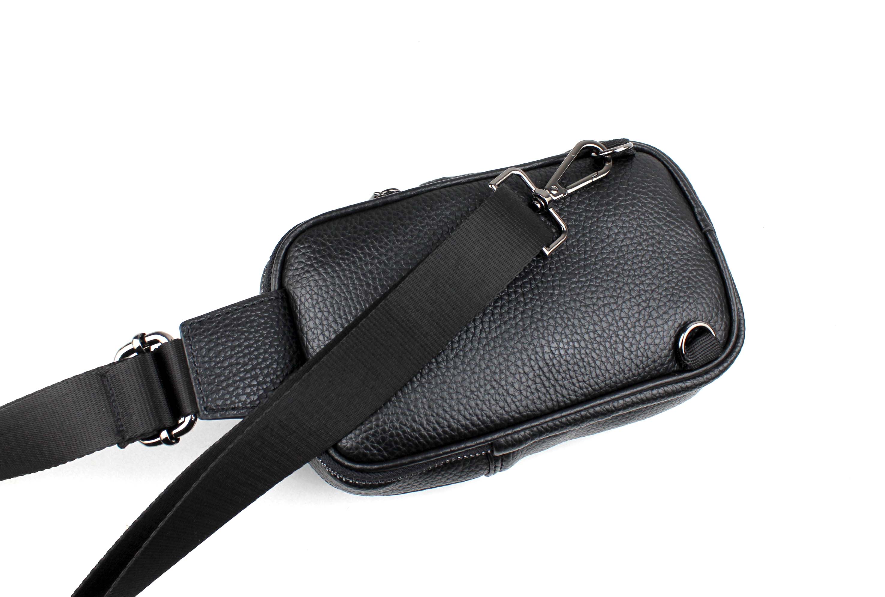 Erkek Suni Deri Lüks Kapaklı Omuz Çantası