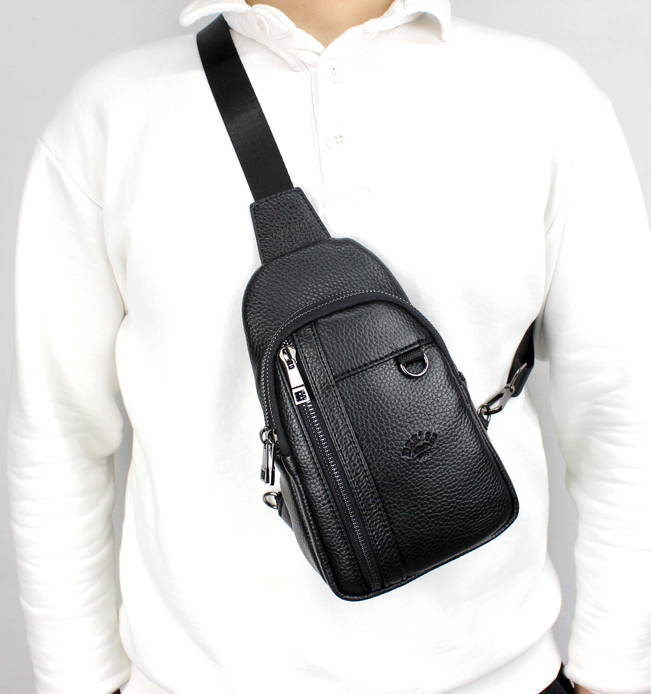 Erkek Çift Kol Çapraz Omuz BodyBag Çanta 