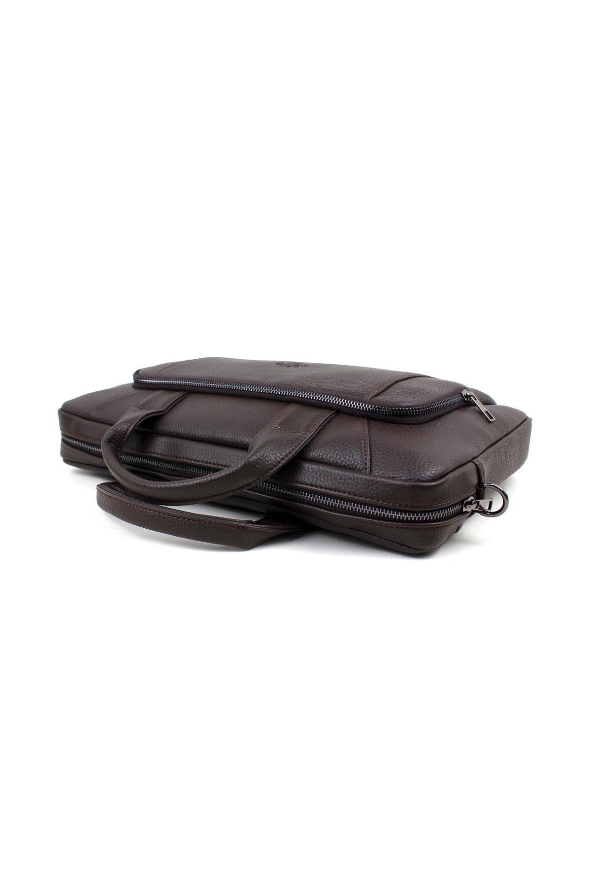 Unisex Kahverengi 15,6 Inç Evrak Ve Laptop Çantası