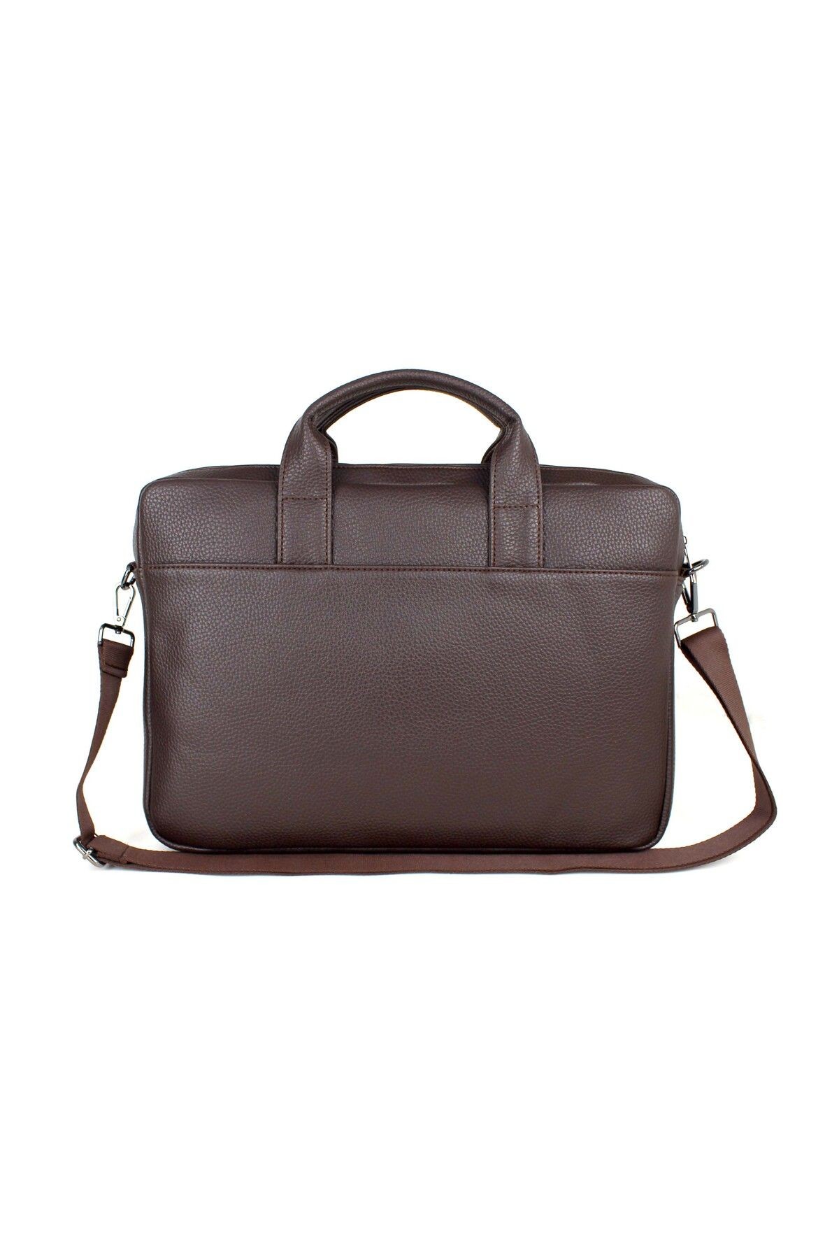 Unisex Kahverengi 15,6 Inç Evrak Ve Laptop Çantası