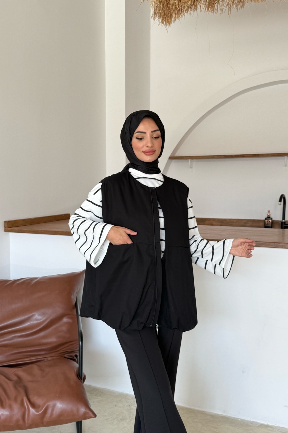 Karme Yelek | Siyah