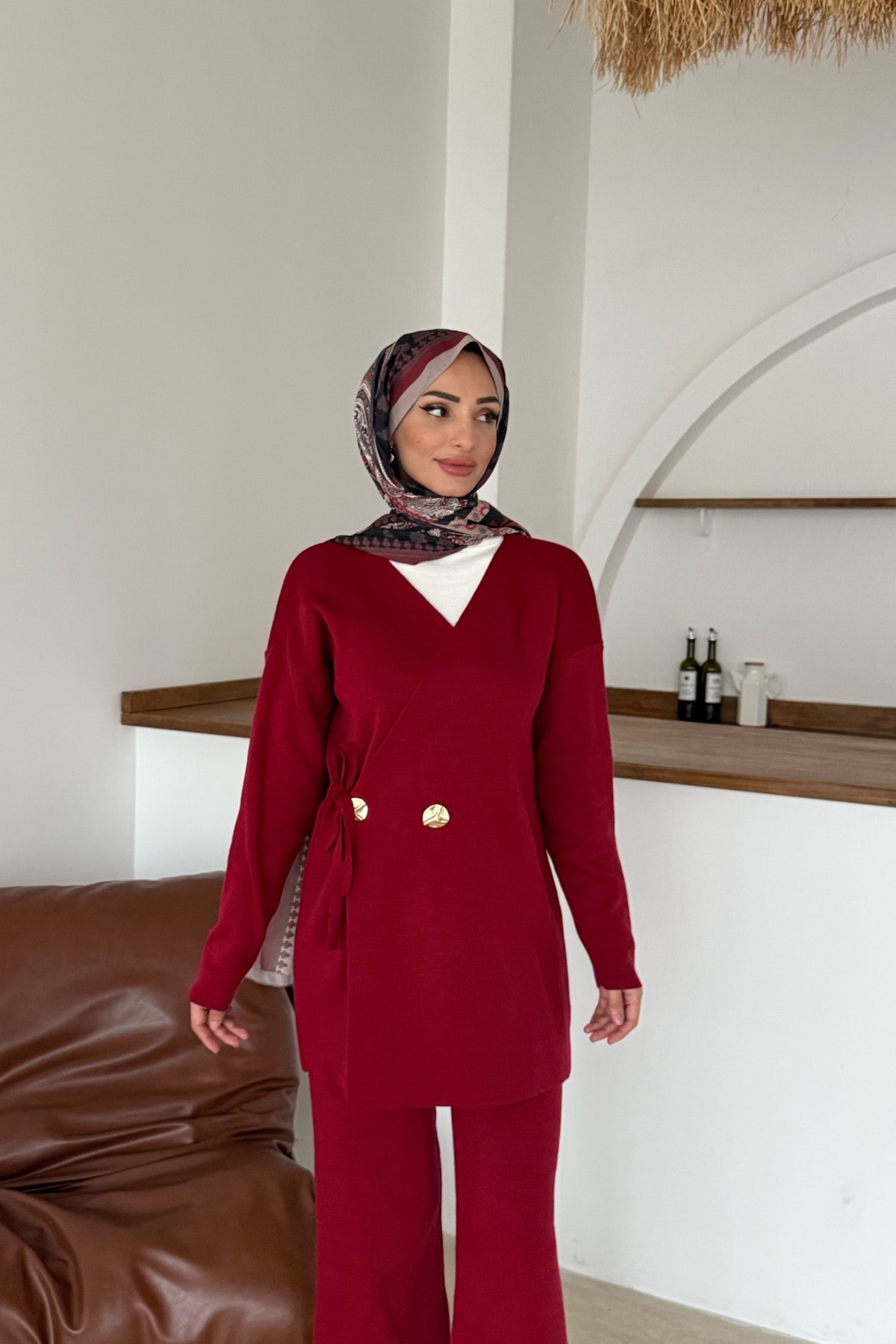 Mabel Triko Takım | Bordo