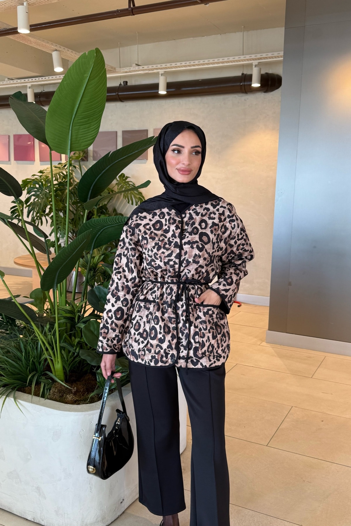 Elisa Kapitone Ceket | Leopar