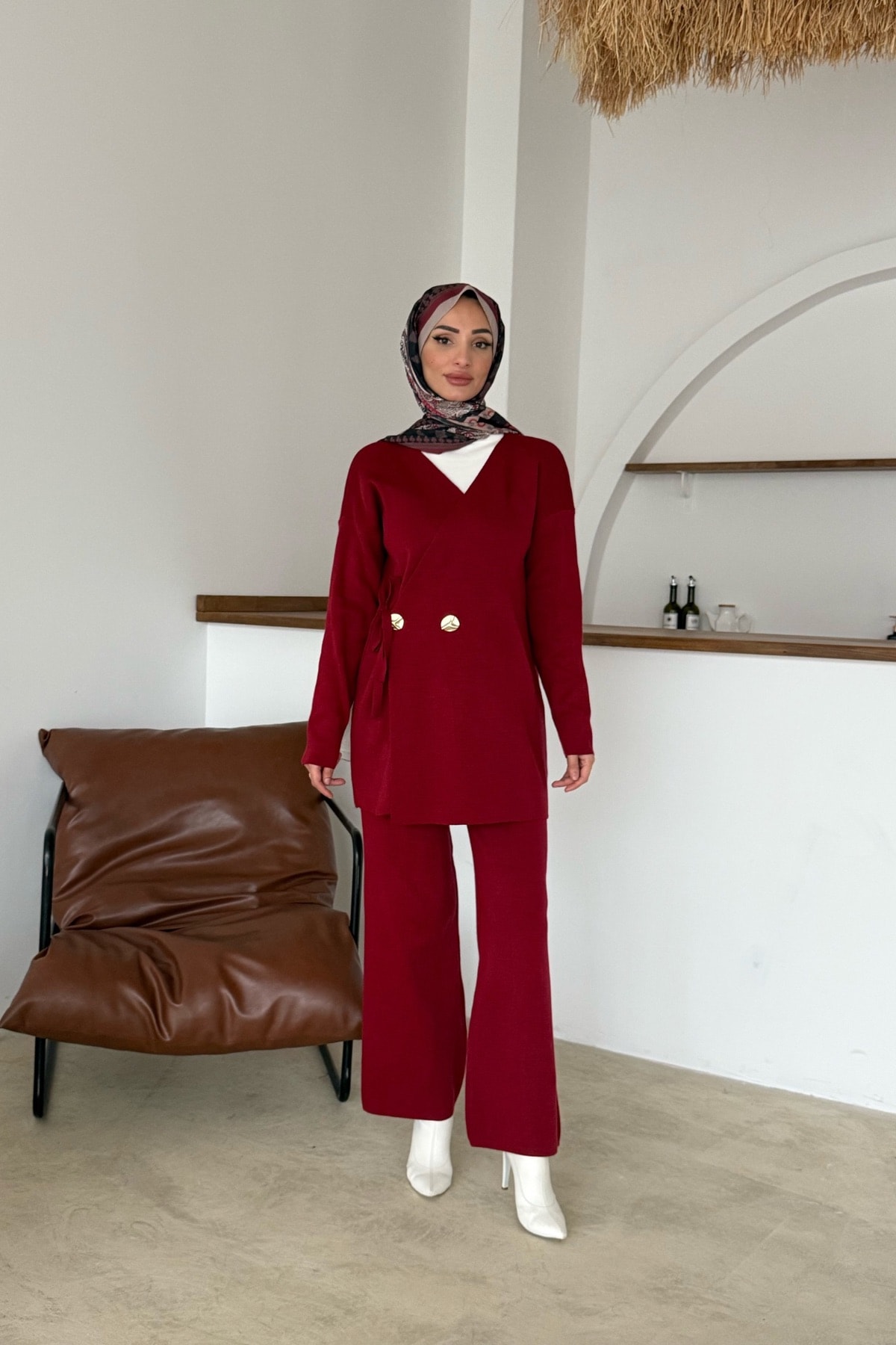 Mabel Triko Takım | Bordo