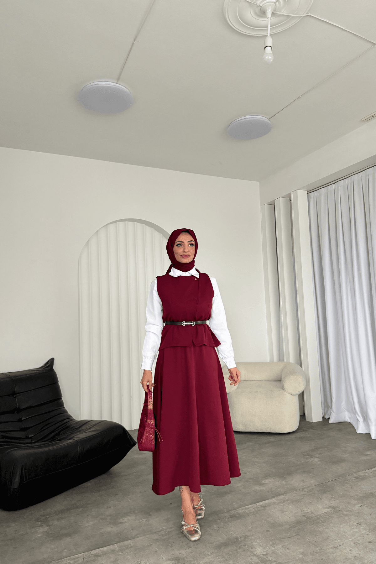 Esved Yelekli Etekli Takım