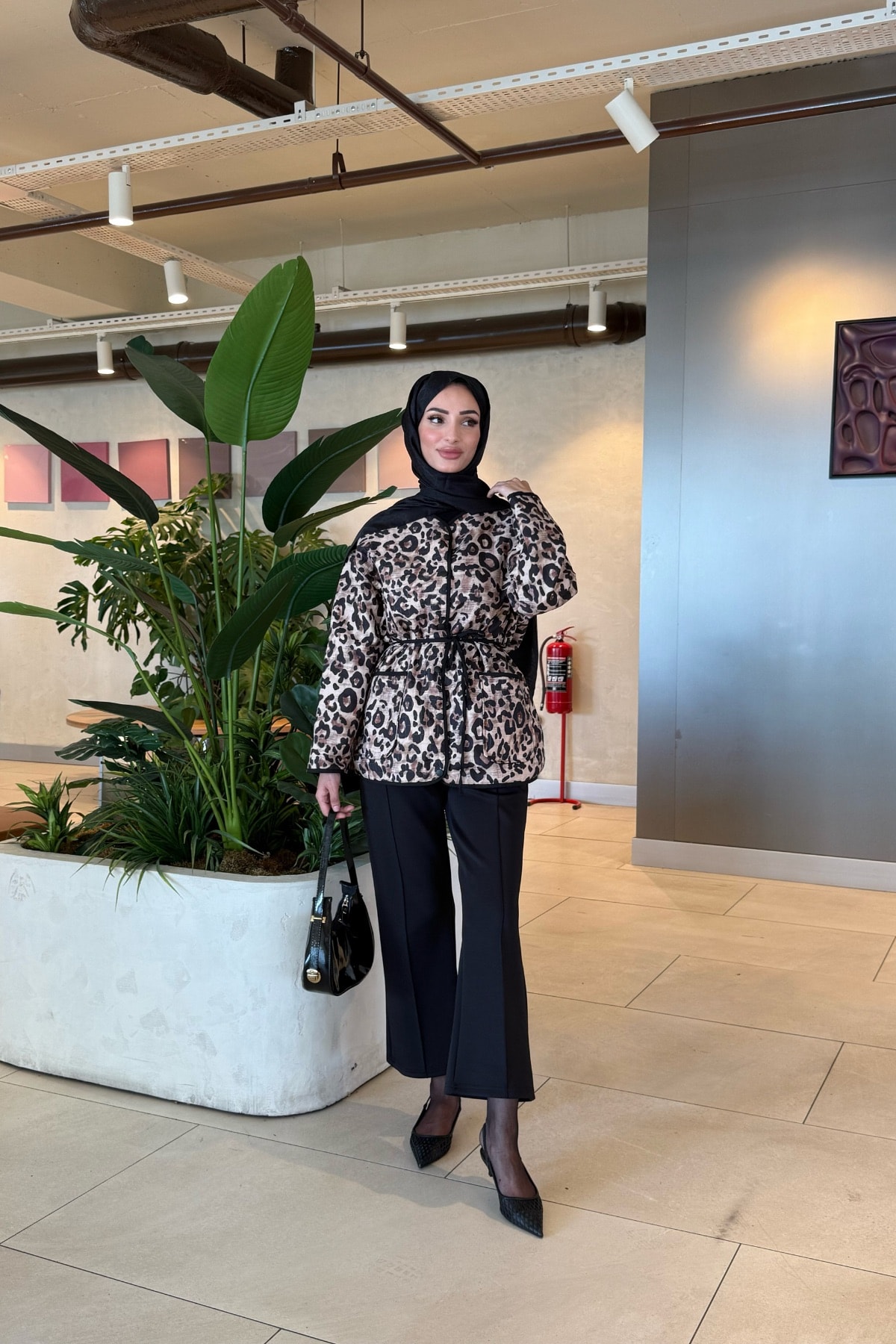 Elisa Kapitone Ceket | Leopar