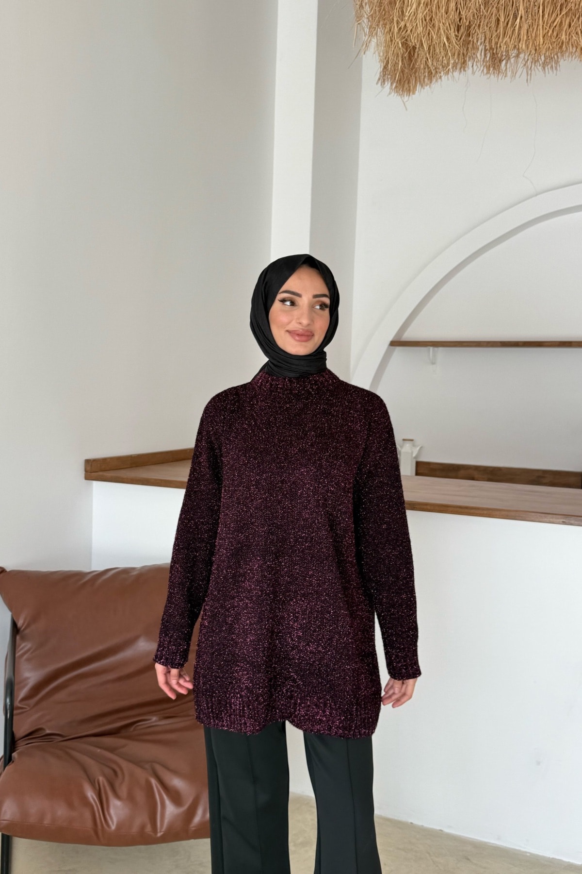 Liza Simli Tunik | Mürdüm