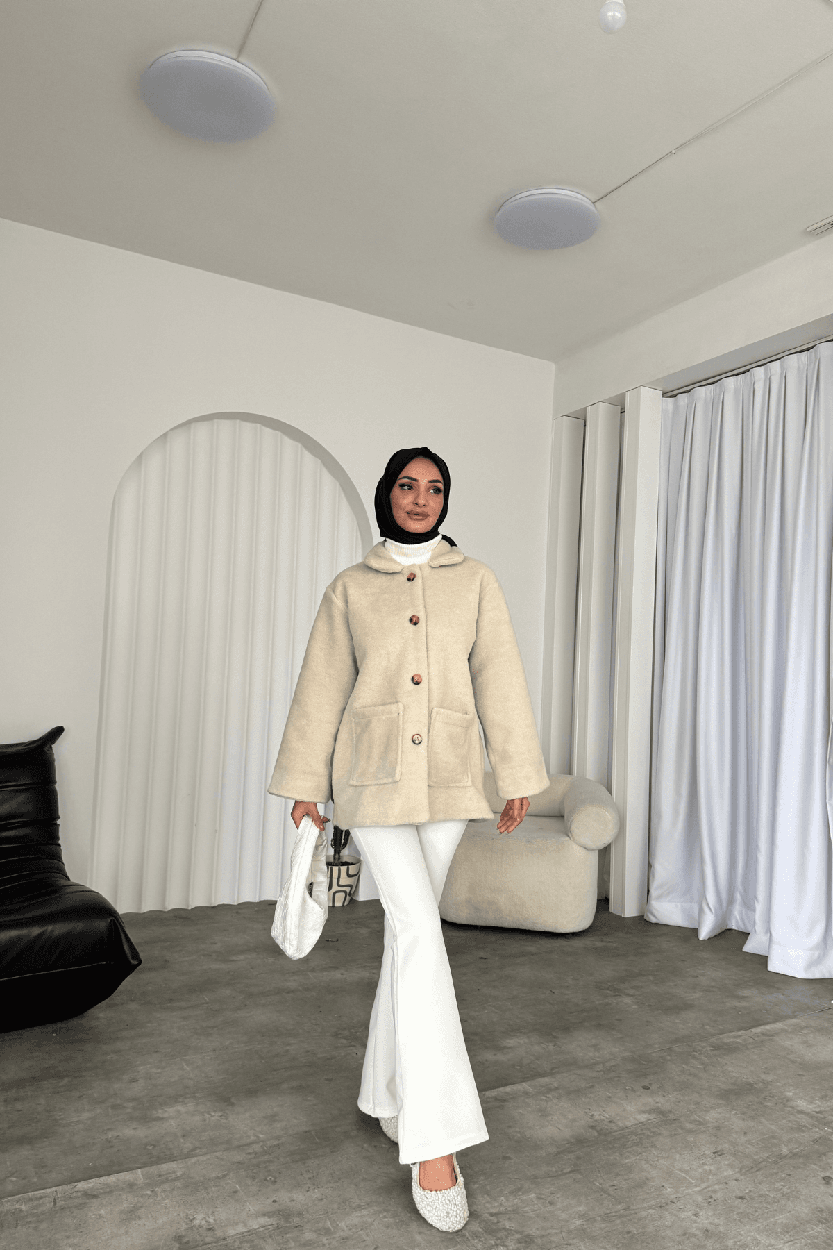 Emily Peluş Ceket