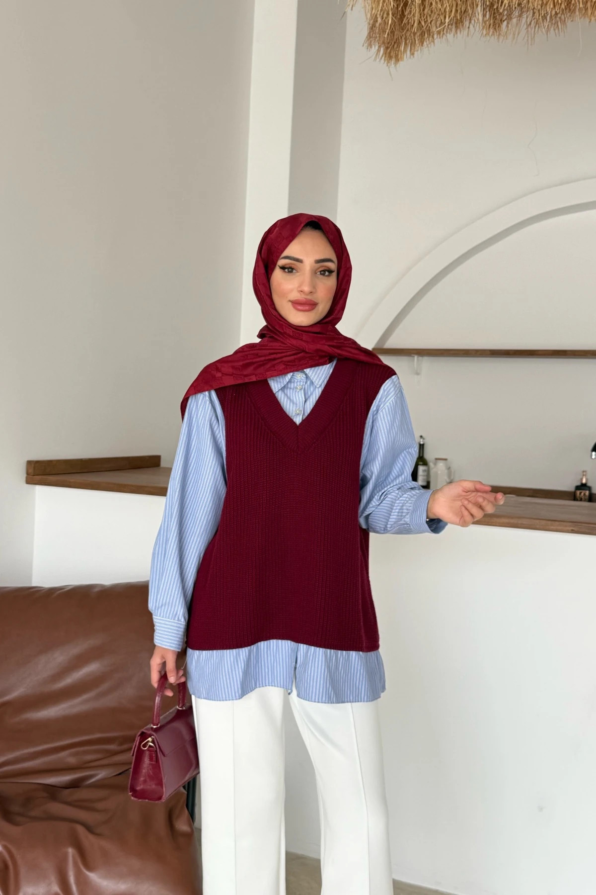 Özün Tunik | Bordo