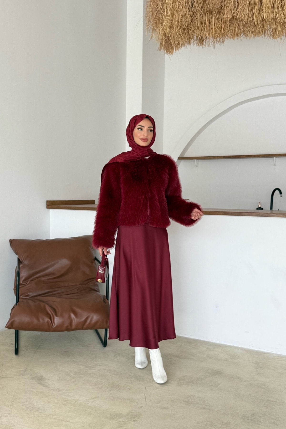 Ahsa Kürk | Bordo