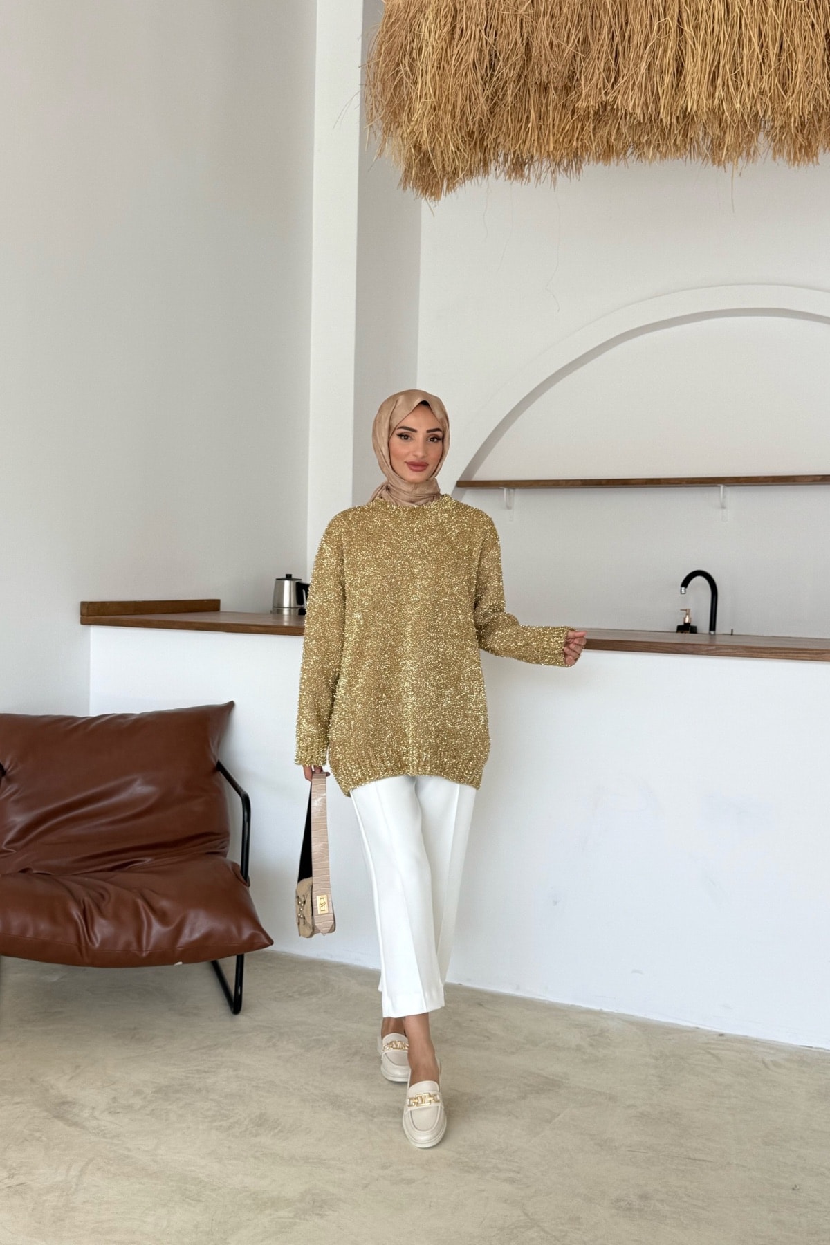 Liza Simli Tunik | Gold