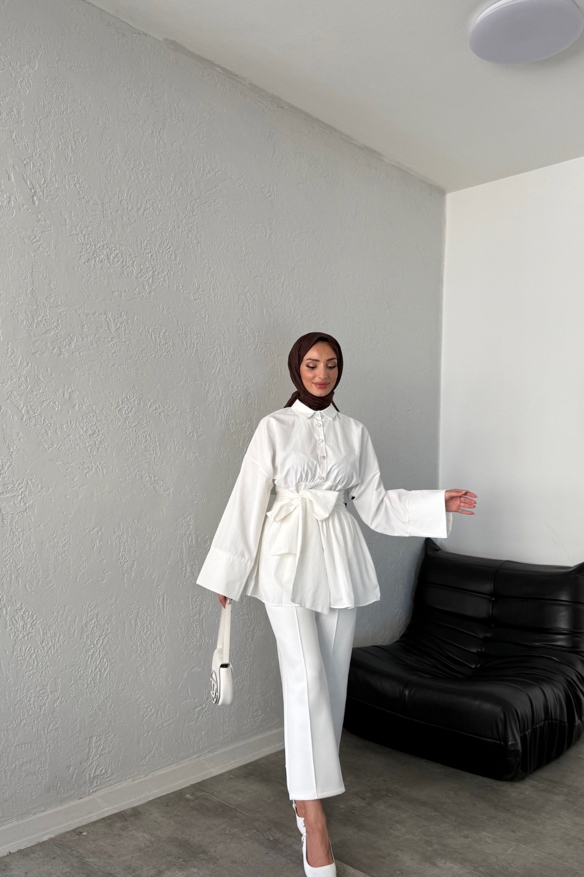 Şüheda Tunik | Beyaz