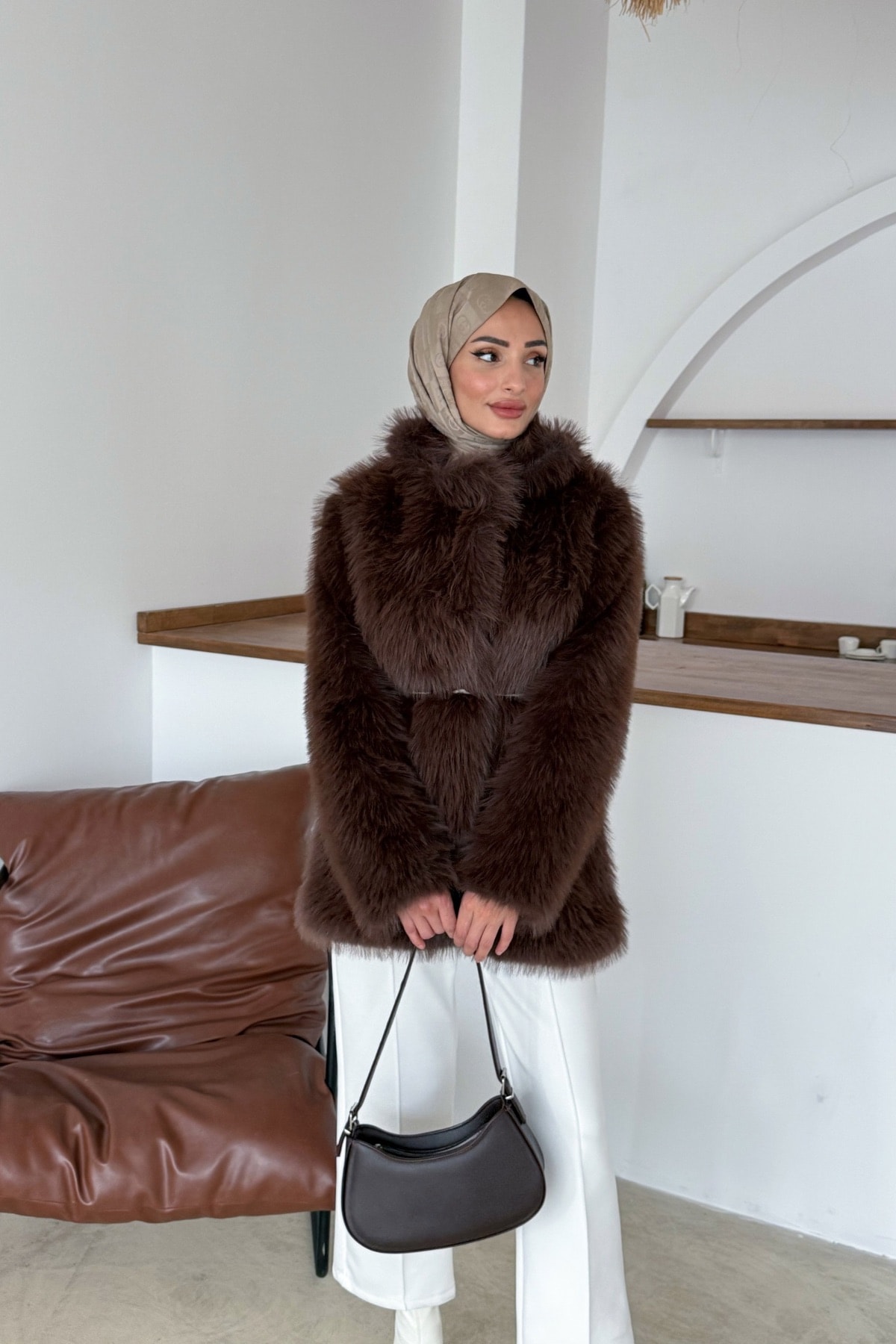 Mue Premium Kürk | Kahve