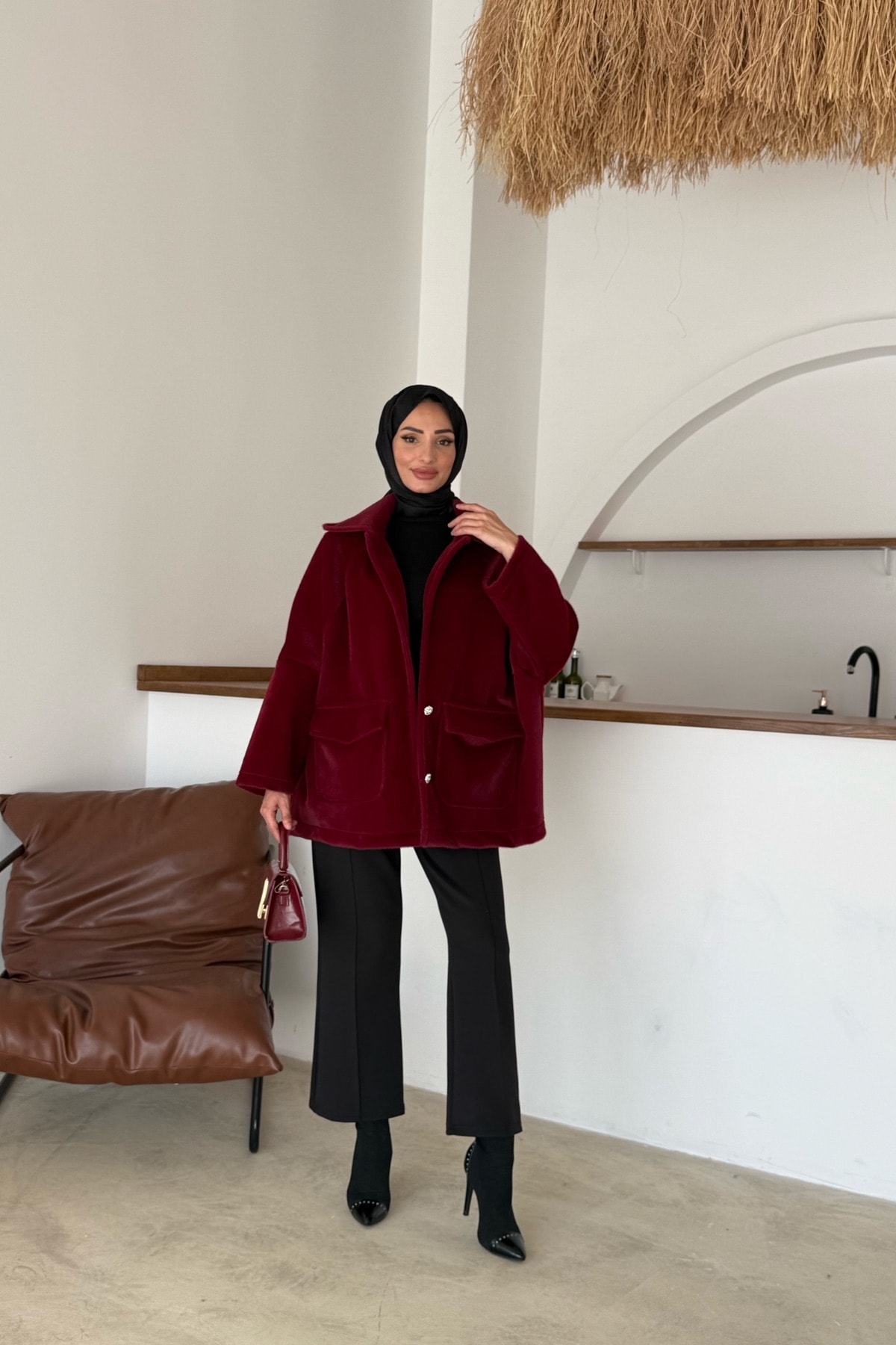 Serra Ceket | Bordo