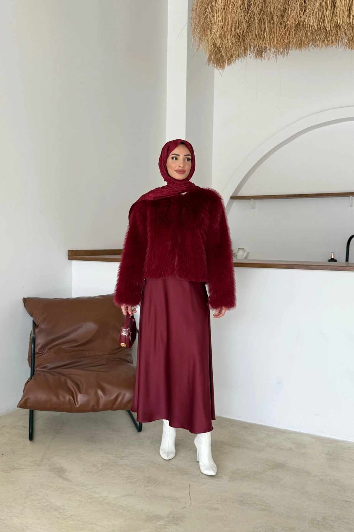 Ahsa Kürk | Bordo