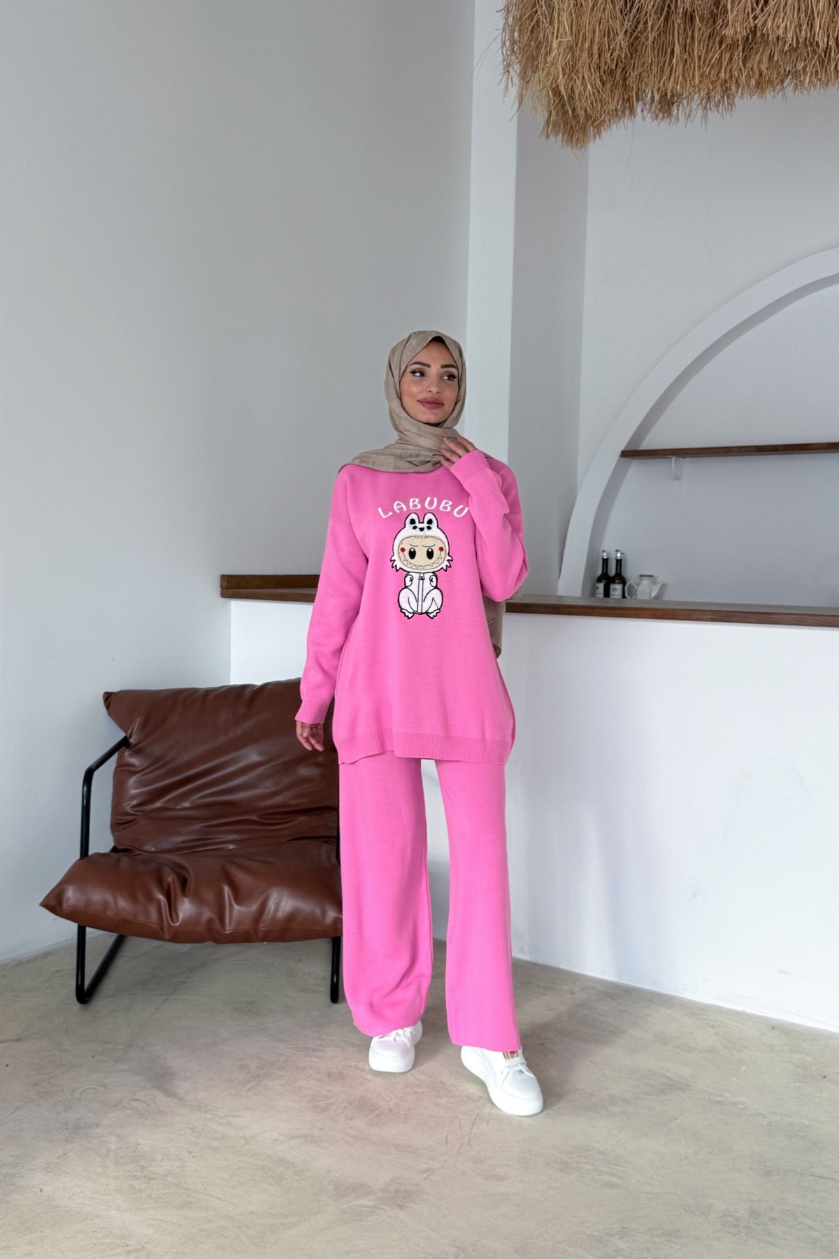 Labubu Triko Takım | Pembe