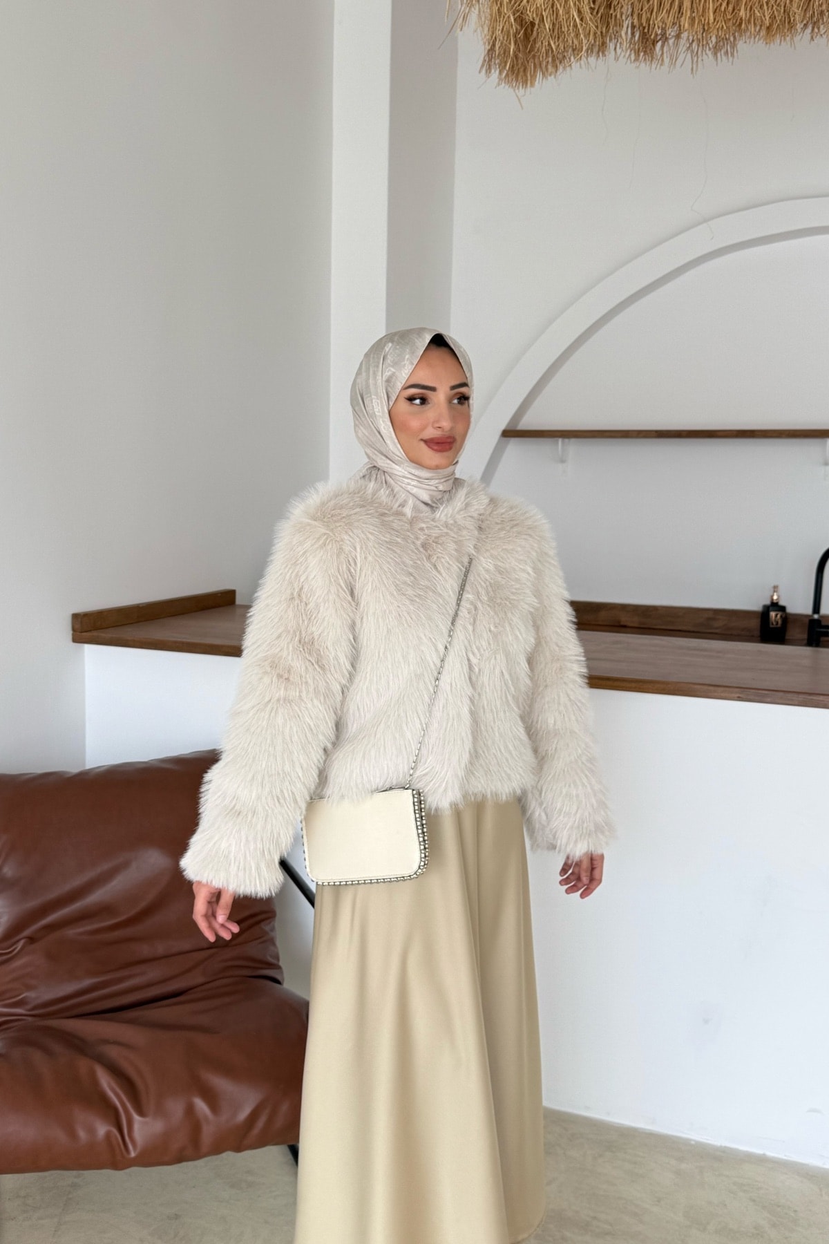 Ahsa Kürk | Bej