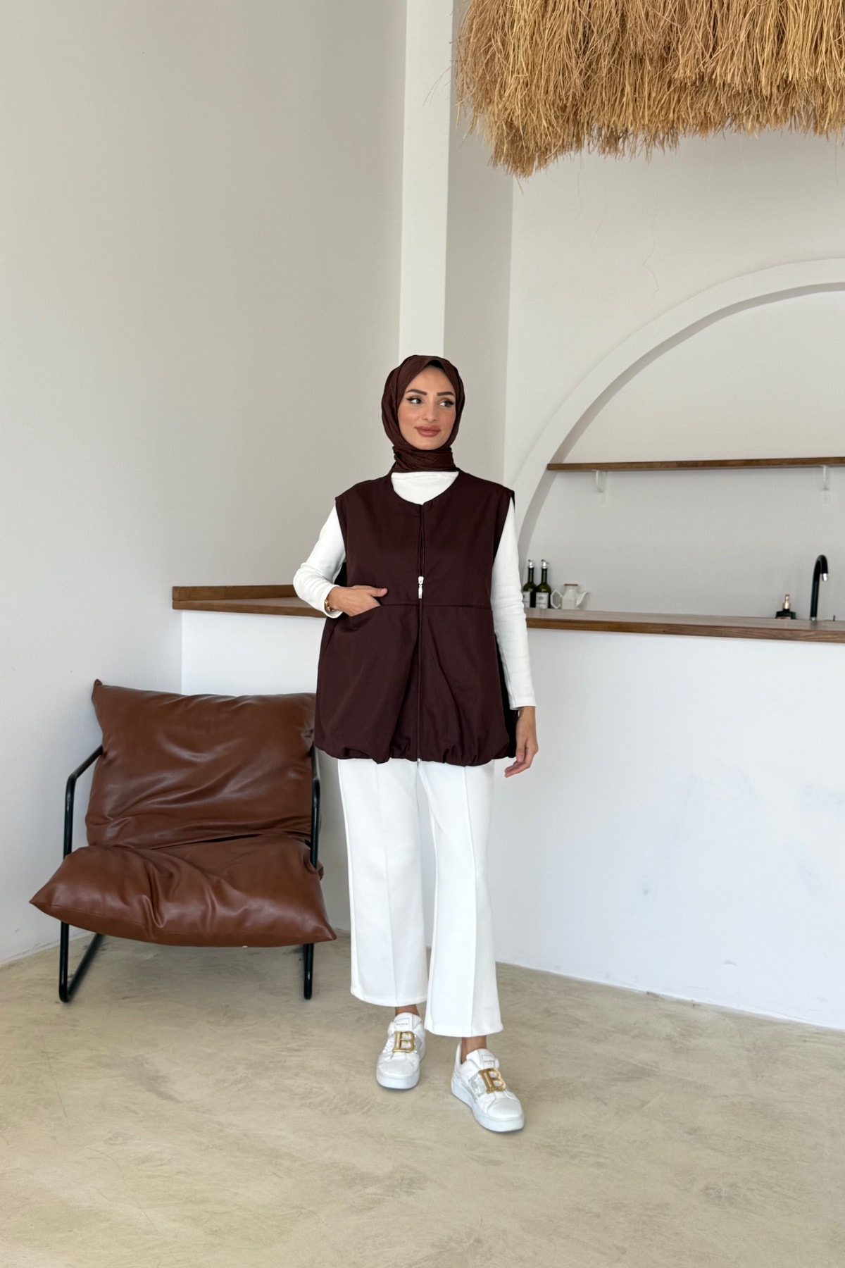 Karme Yelek | Kahve