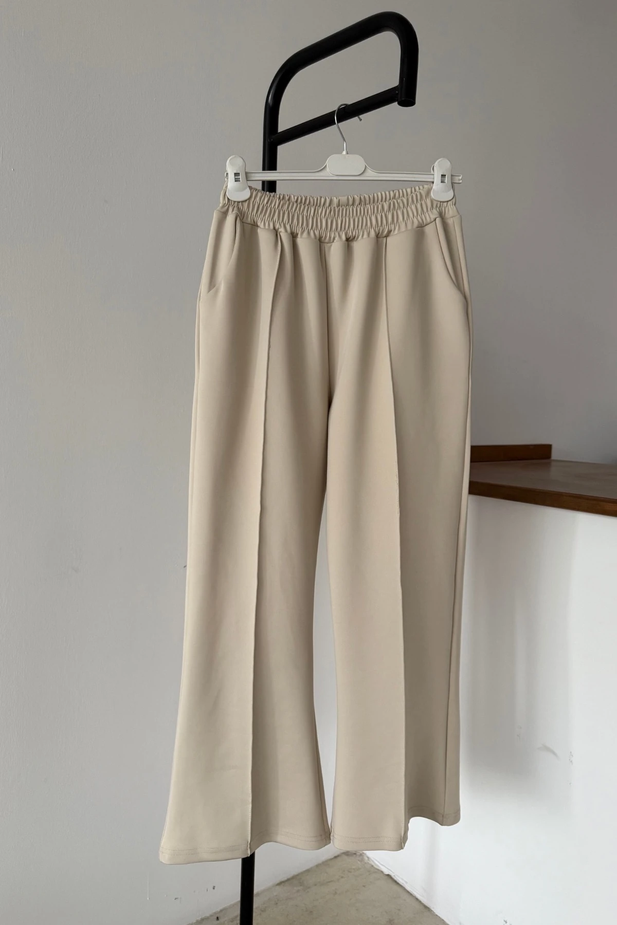 Çımalı Palazzo Pantolon | Bej