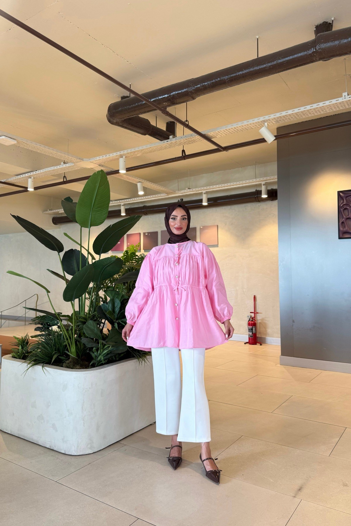 Şila Tunik -Pembe