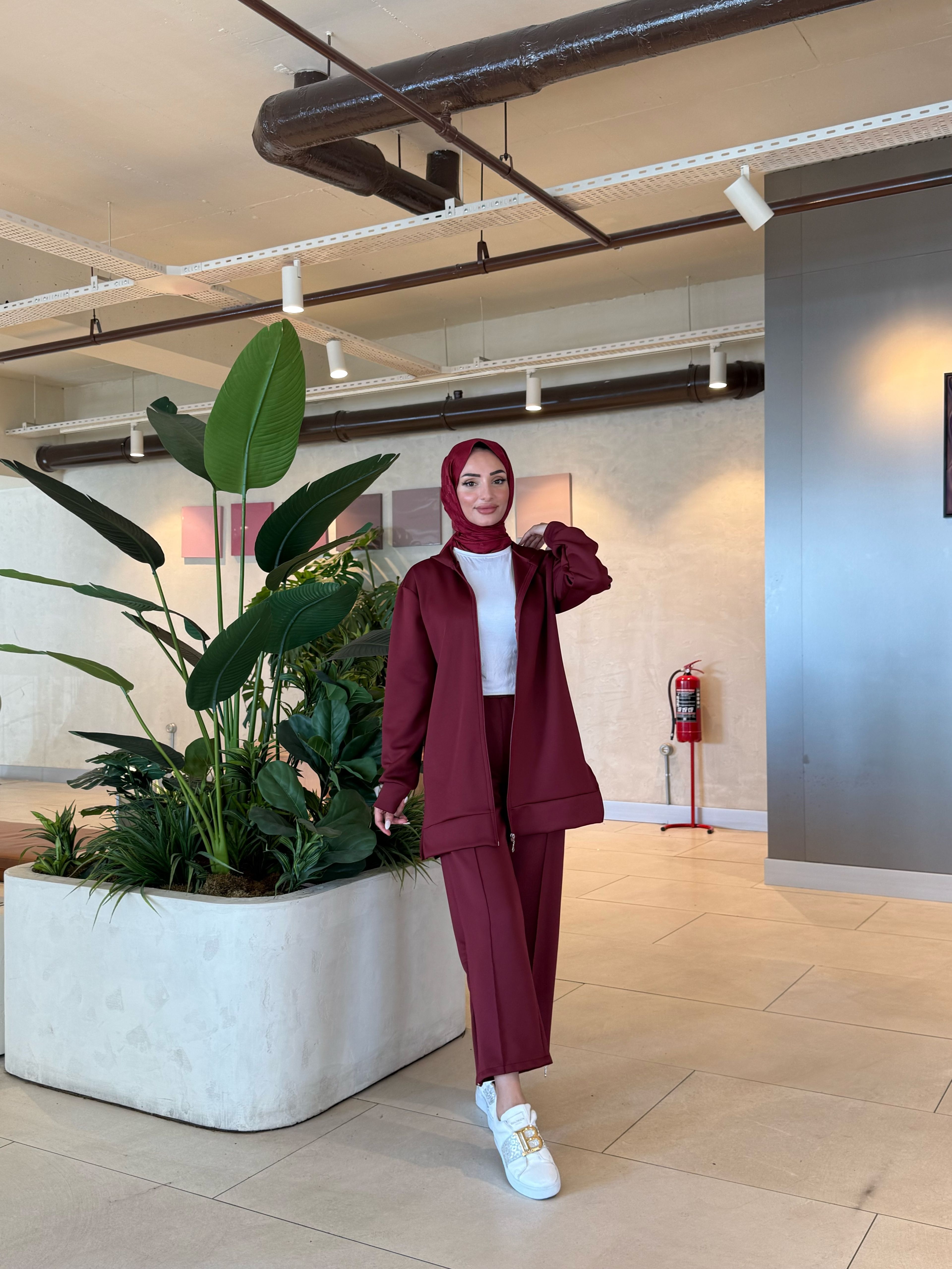 Raina Oysho Takım | Bordo