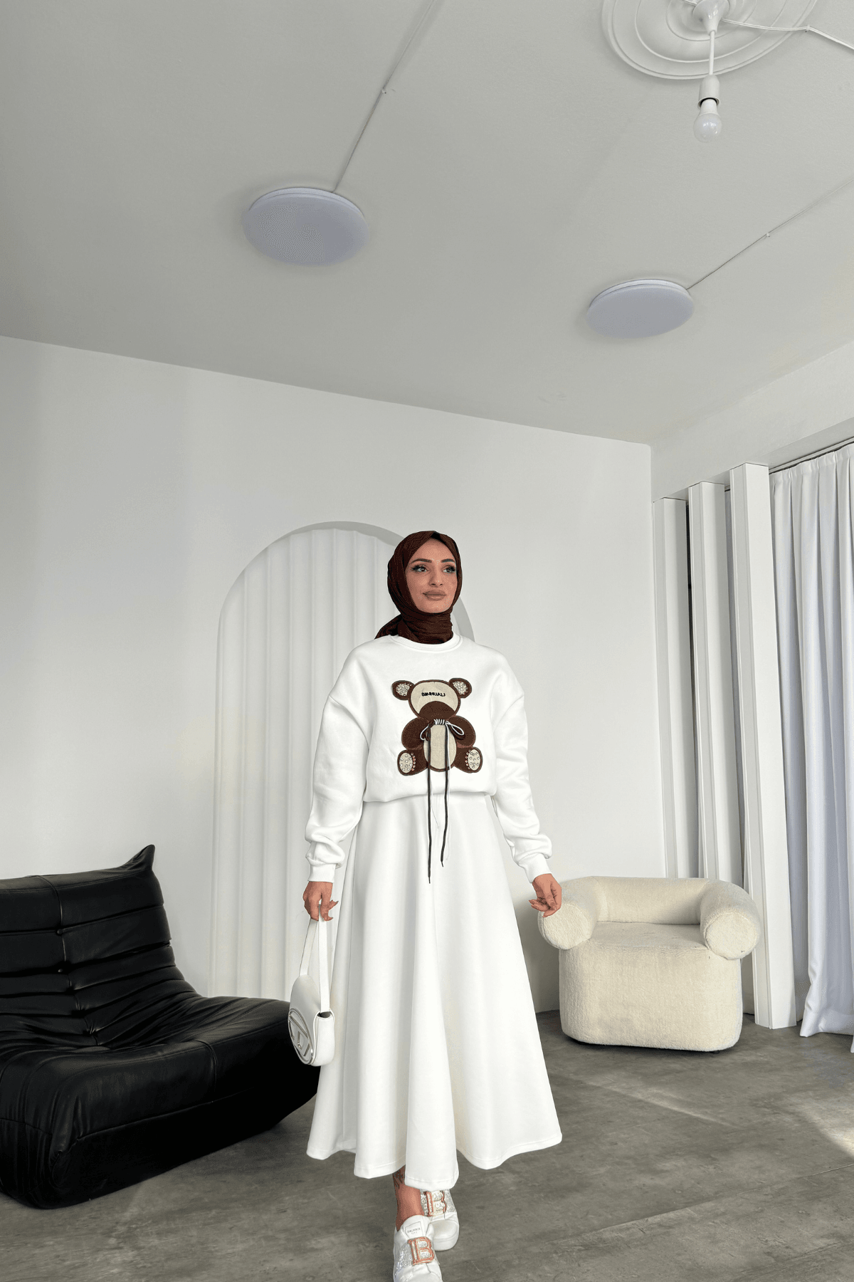 Teddy Bear Şardonlu Sweatshirt