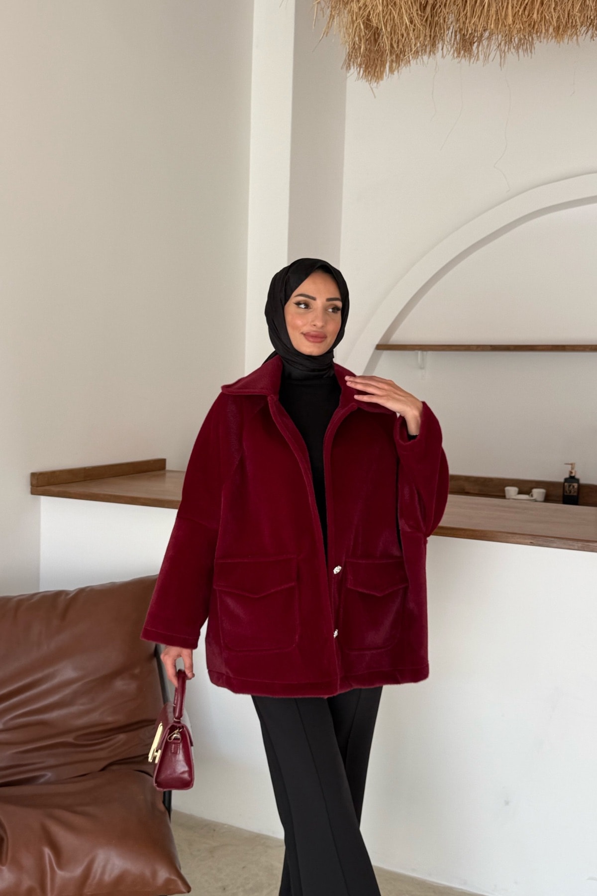 Serra Ceket | Bordo