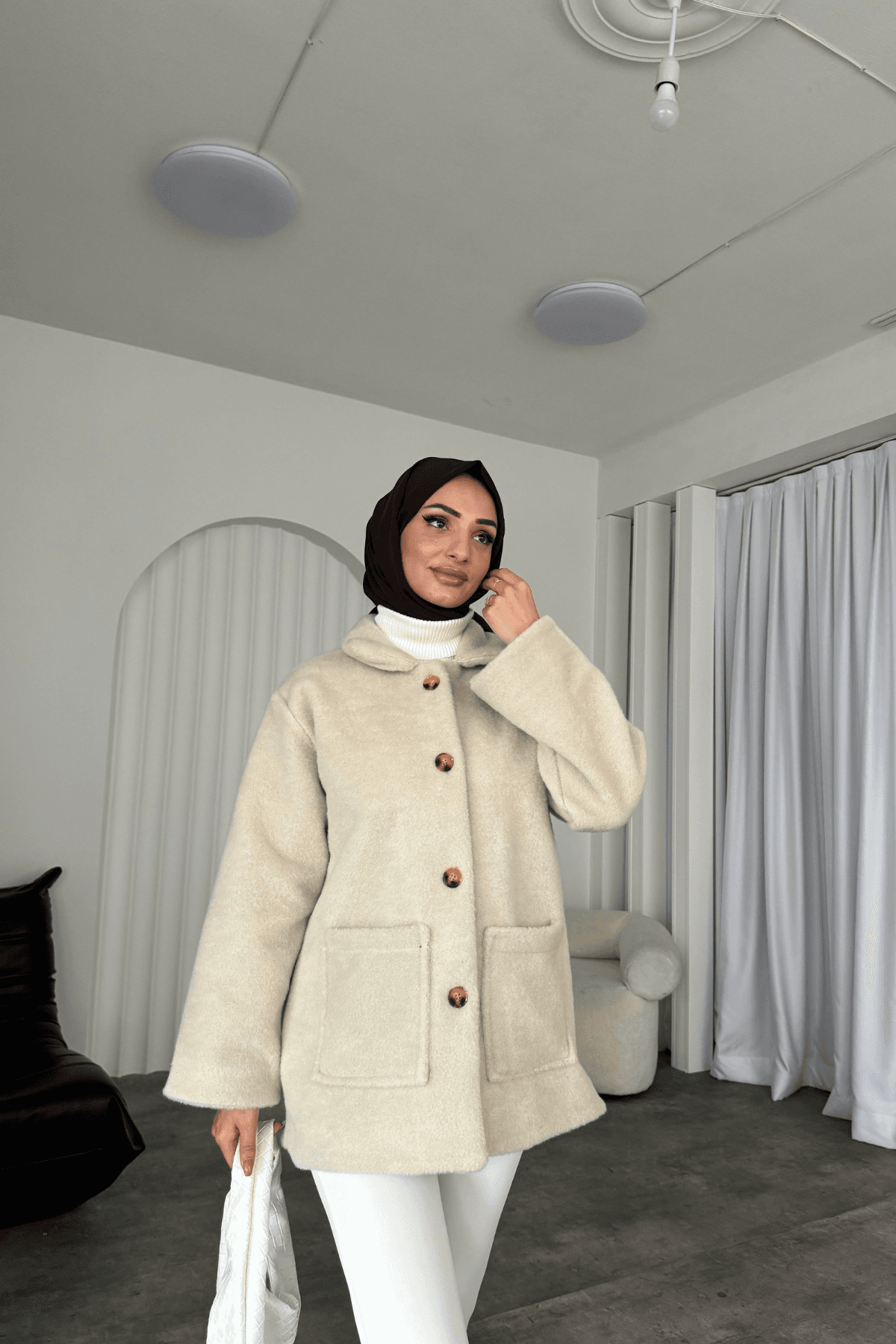 Emily Peluş Ceket