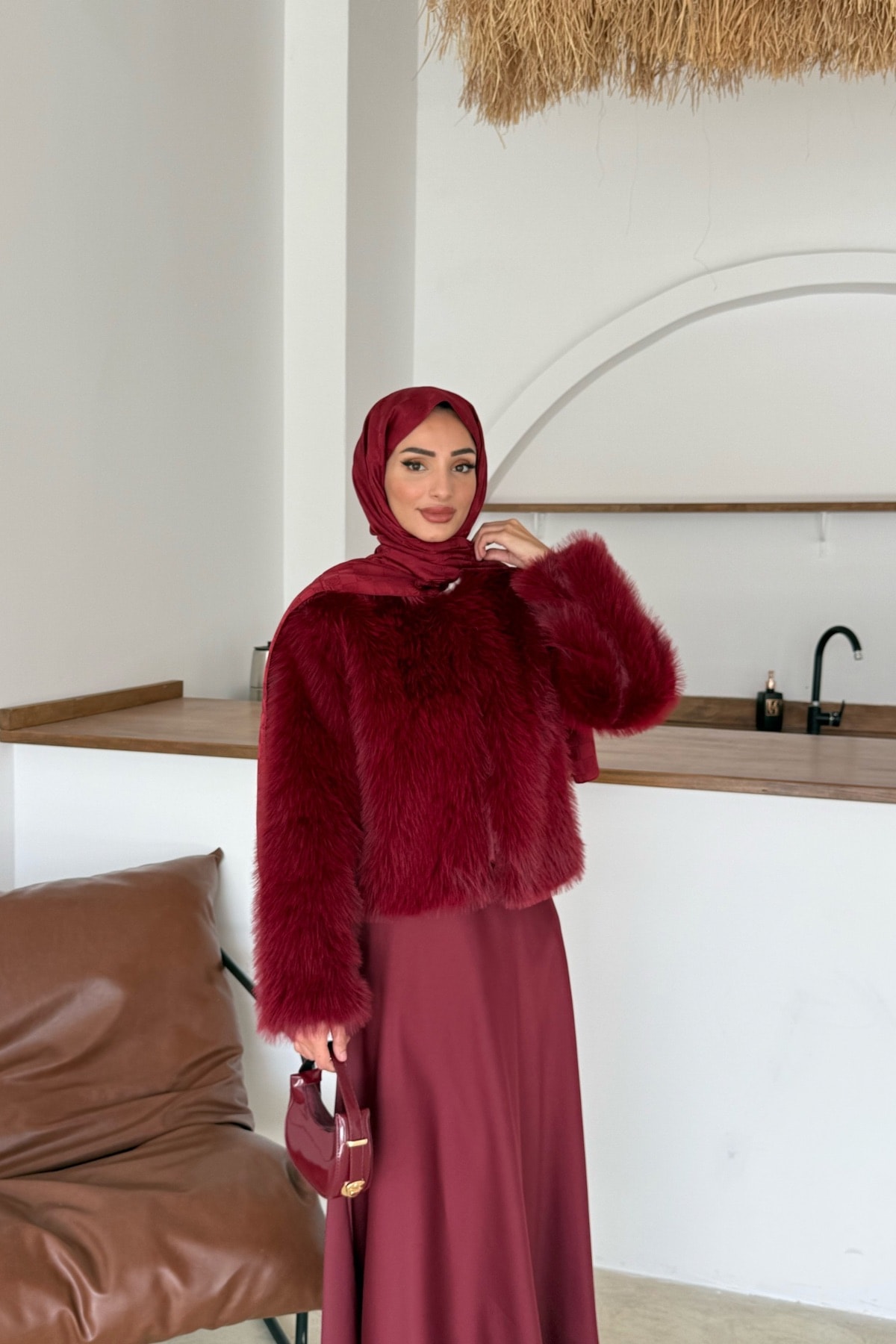 Ahsa Kürk | Bordo