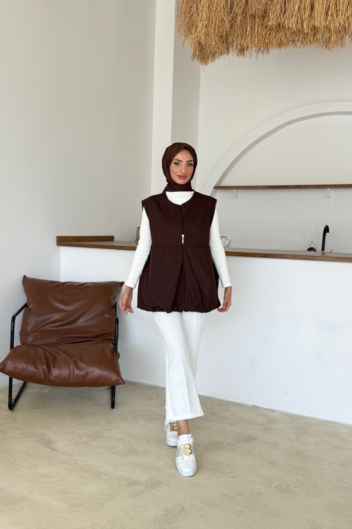 Karme Yelek | Kahve