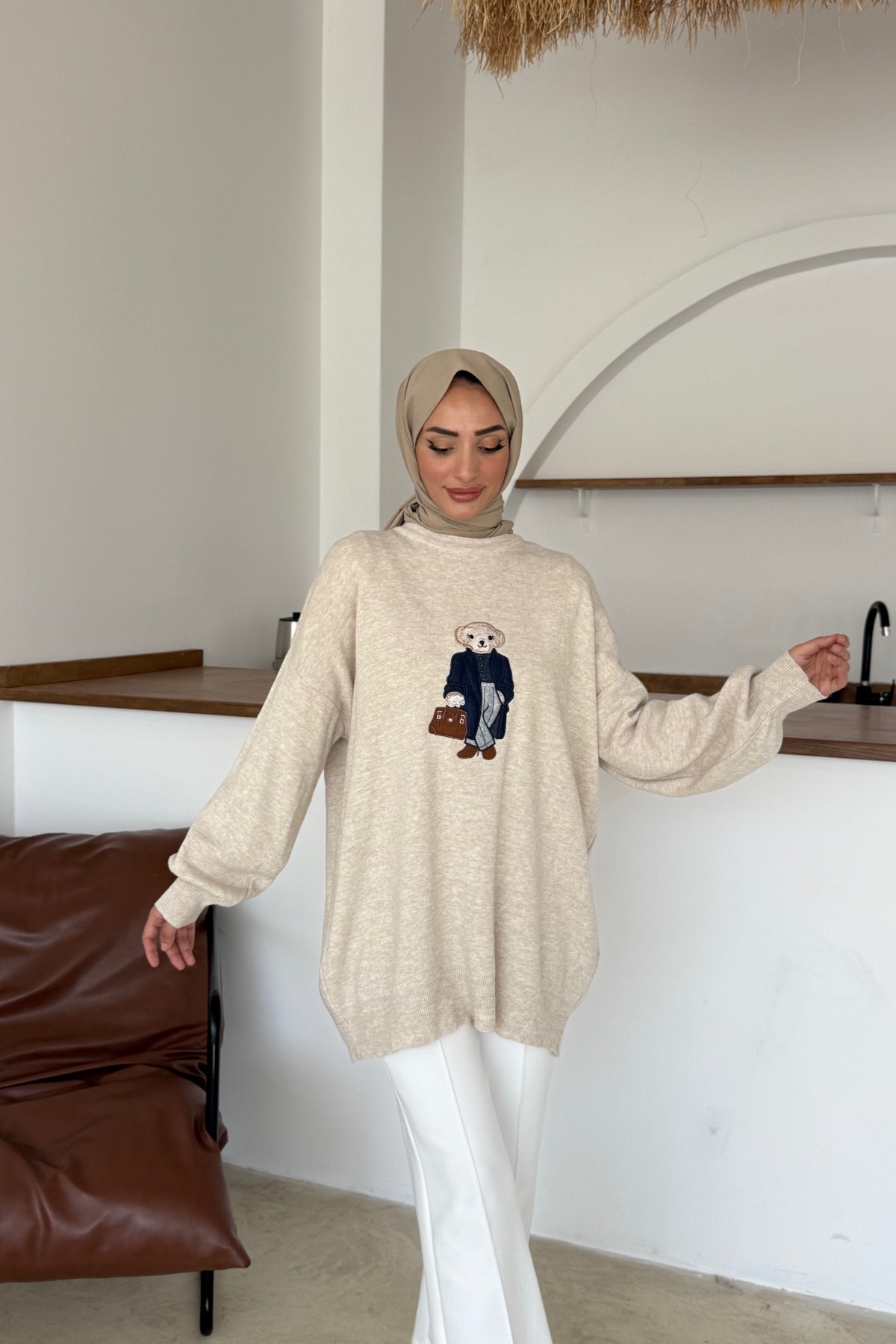 Nihle Triko Tunik | Bej