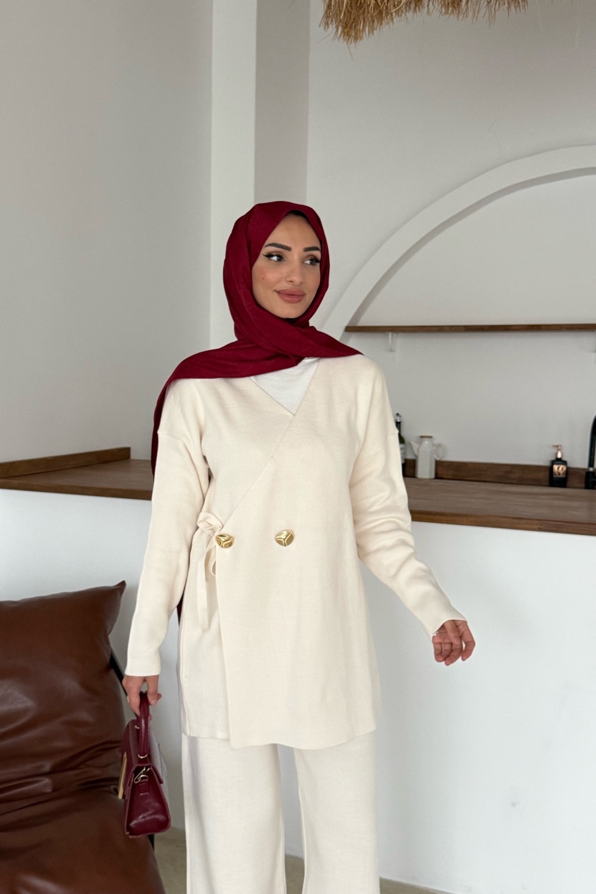 Mabel Triko Takım | Krem