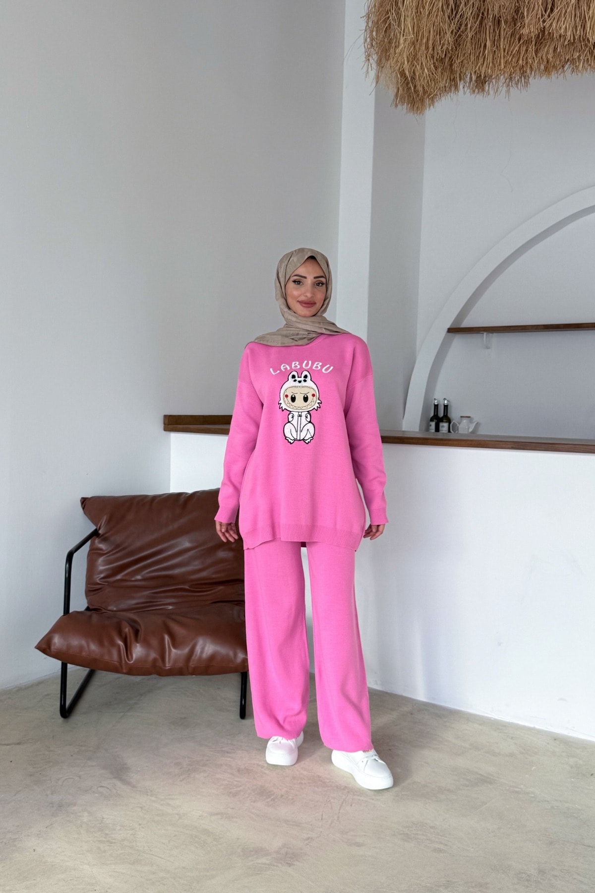Labubu Triko Takım | Pembe