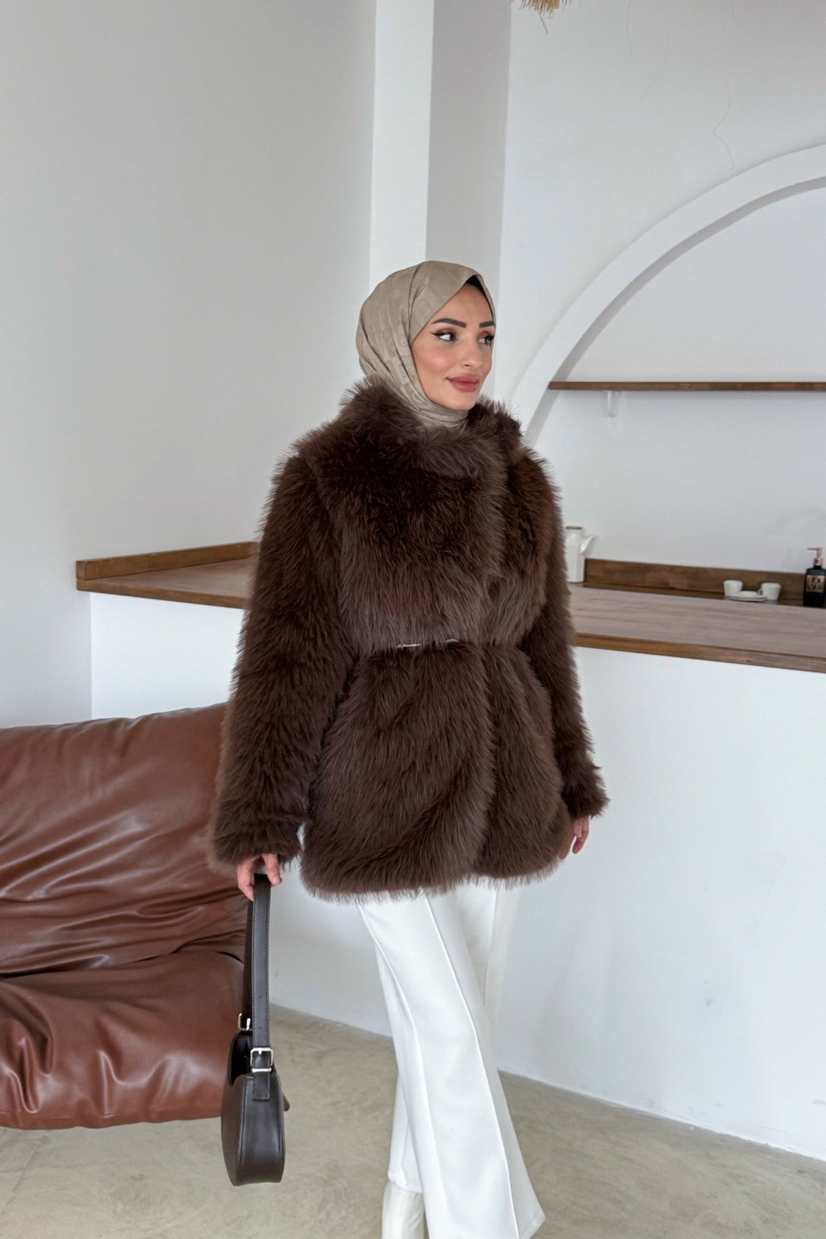 Mue Premium Kürk | Kahve