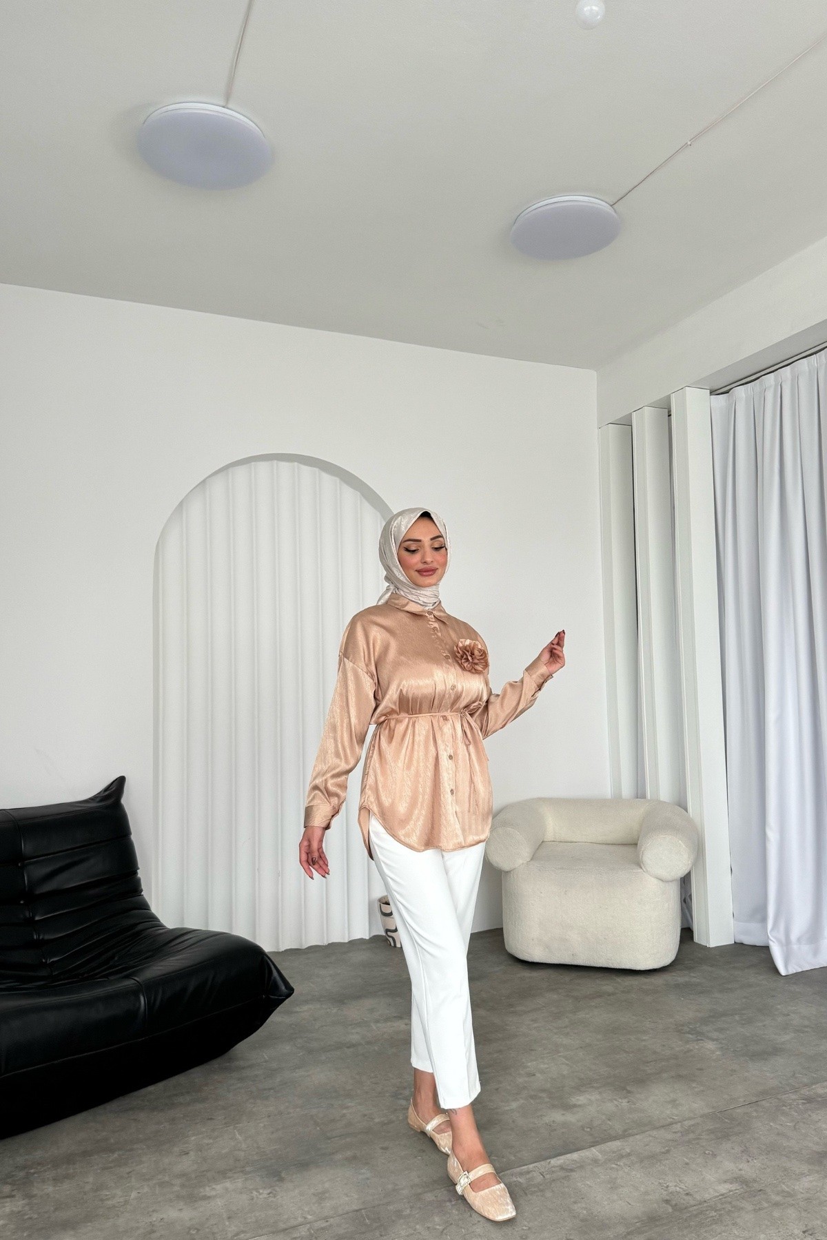 Riyad Saten Tunik